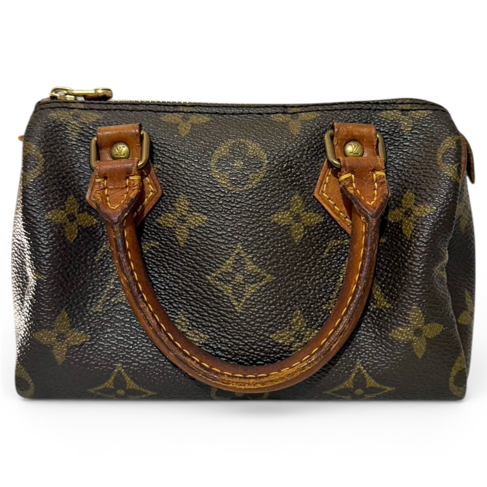Nano Speedy / Mini HL leather handbag