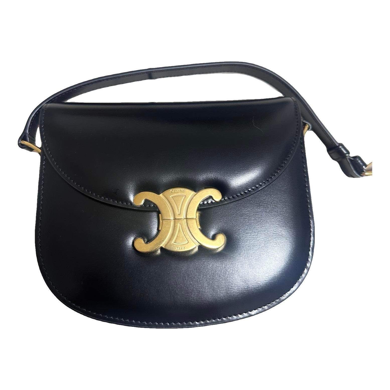 Triomphe leather handbag