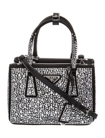 Enameled Metal Triangle Galleria Double Zip Mini