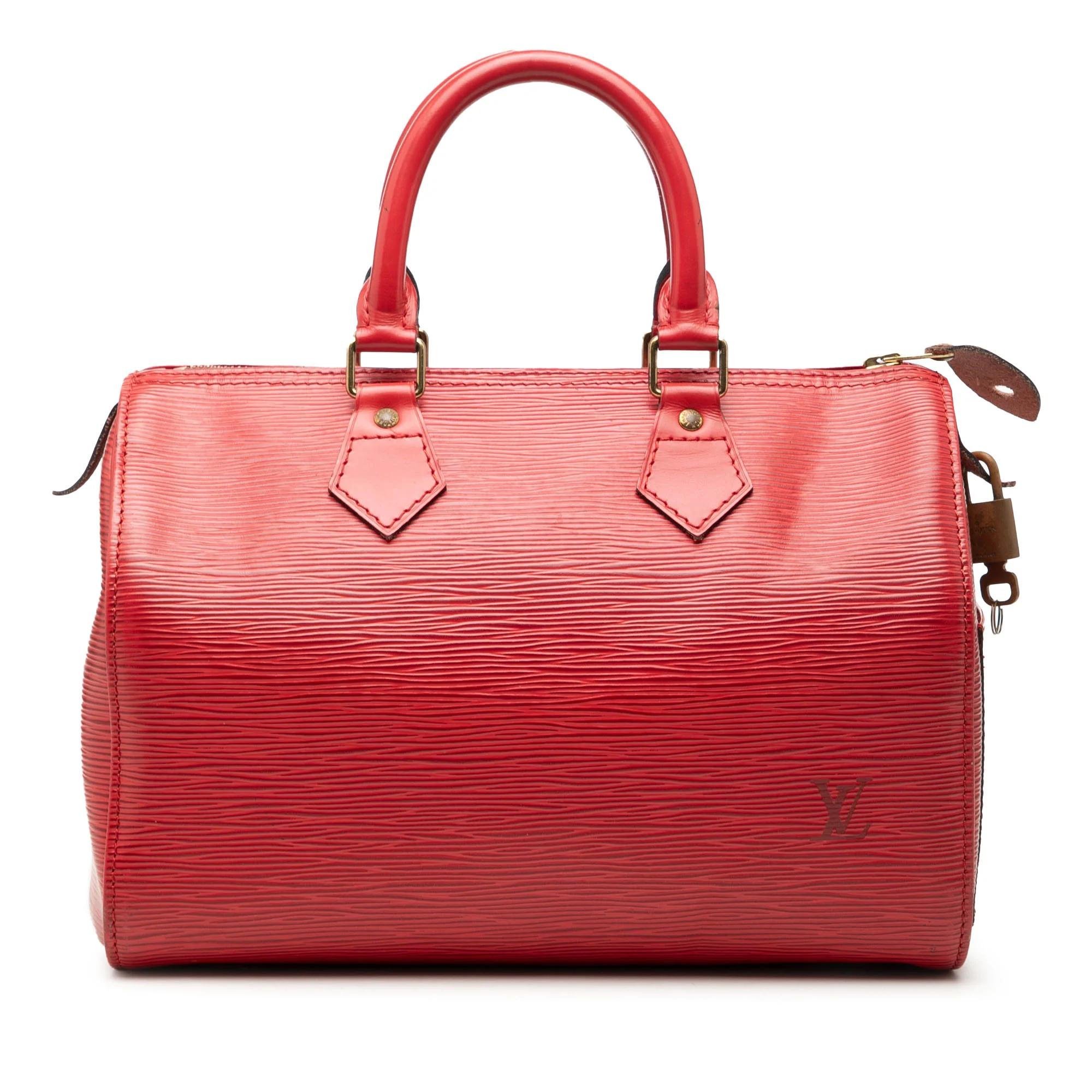 Speedy leather bag