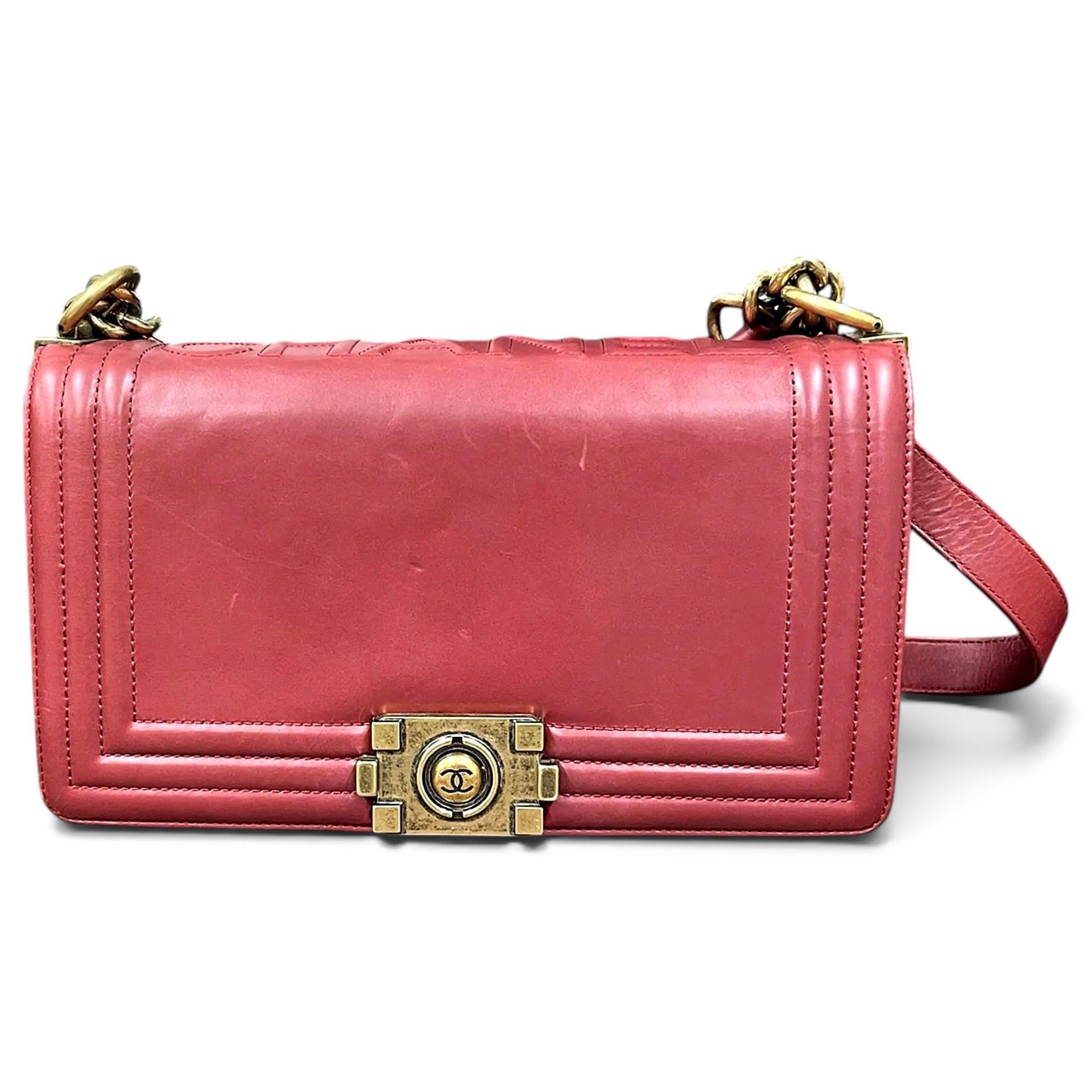 Boy leather crossbody bag