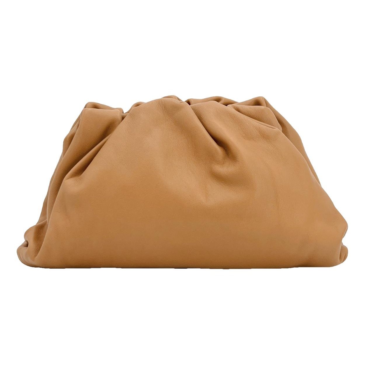 Pouch leather handbag