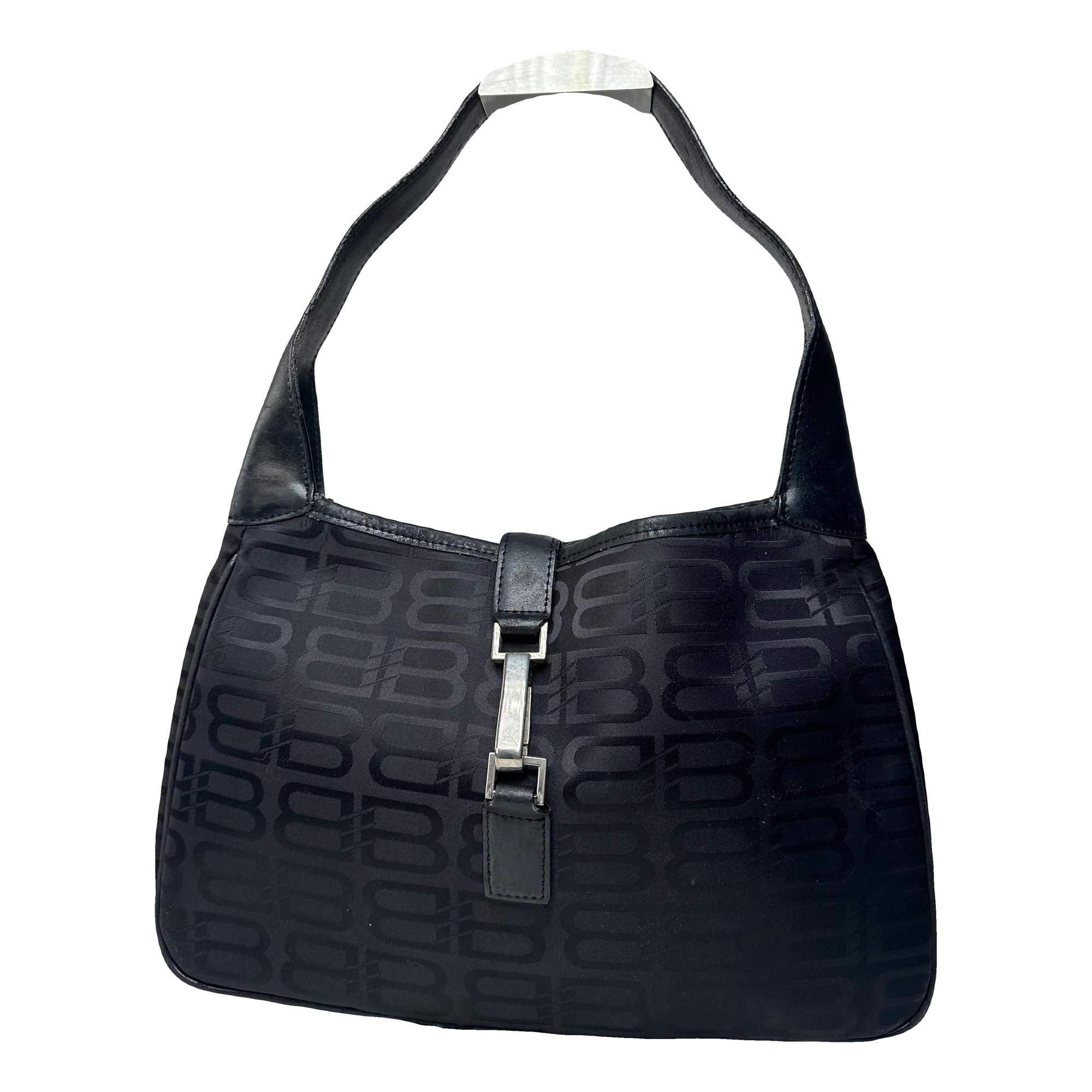 City leather handbag