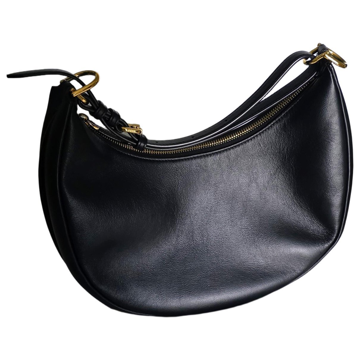 Fendigraphy leather handbag