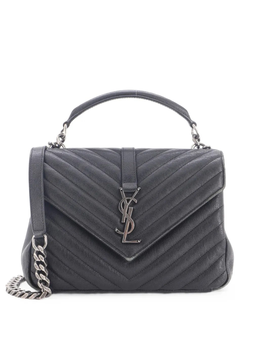 Saint Laurent Classic Monogram College Bag Matelasse Chevron Leather Medium crossbody bag