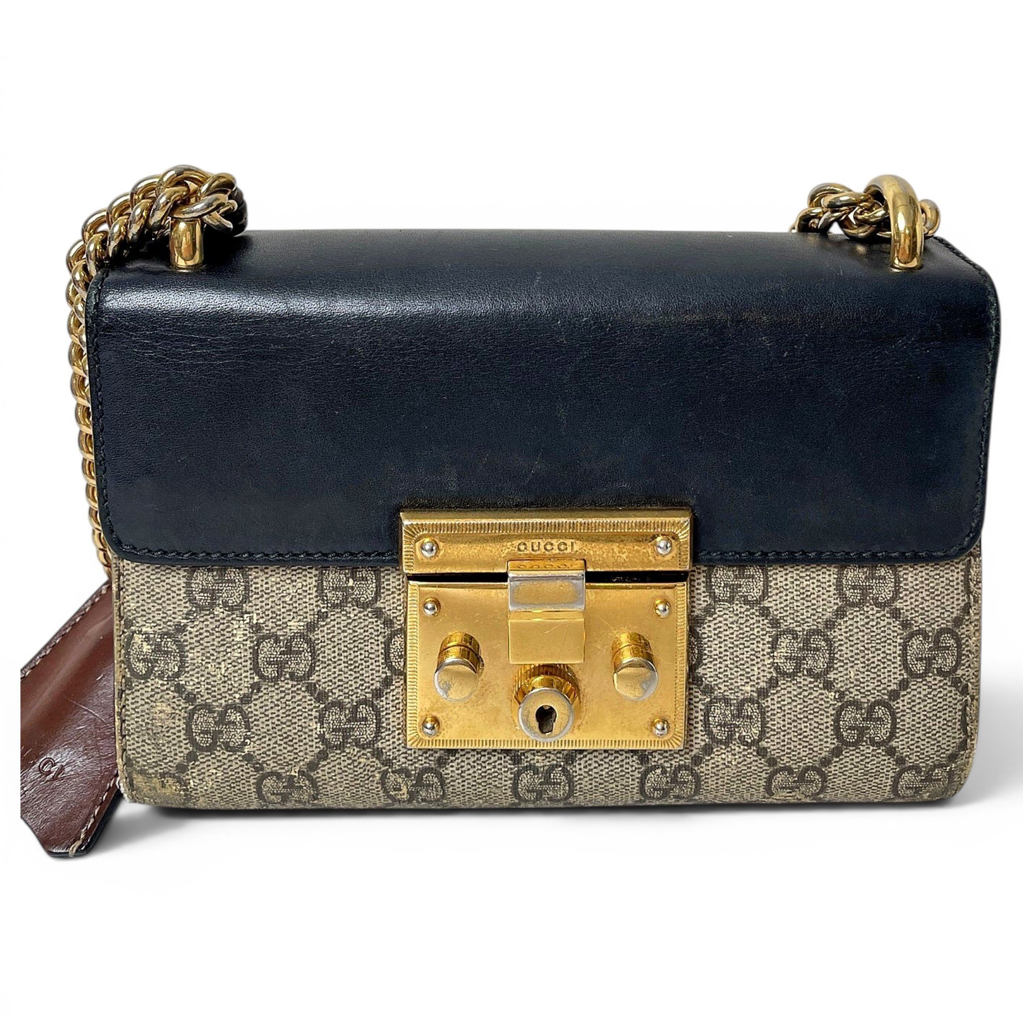 Padlock cloth handbag
