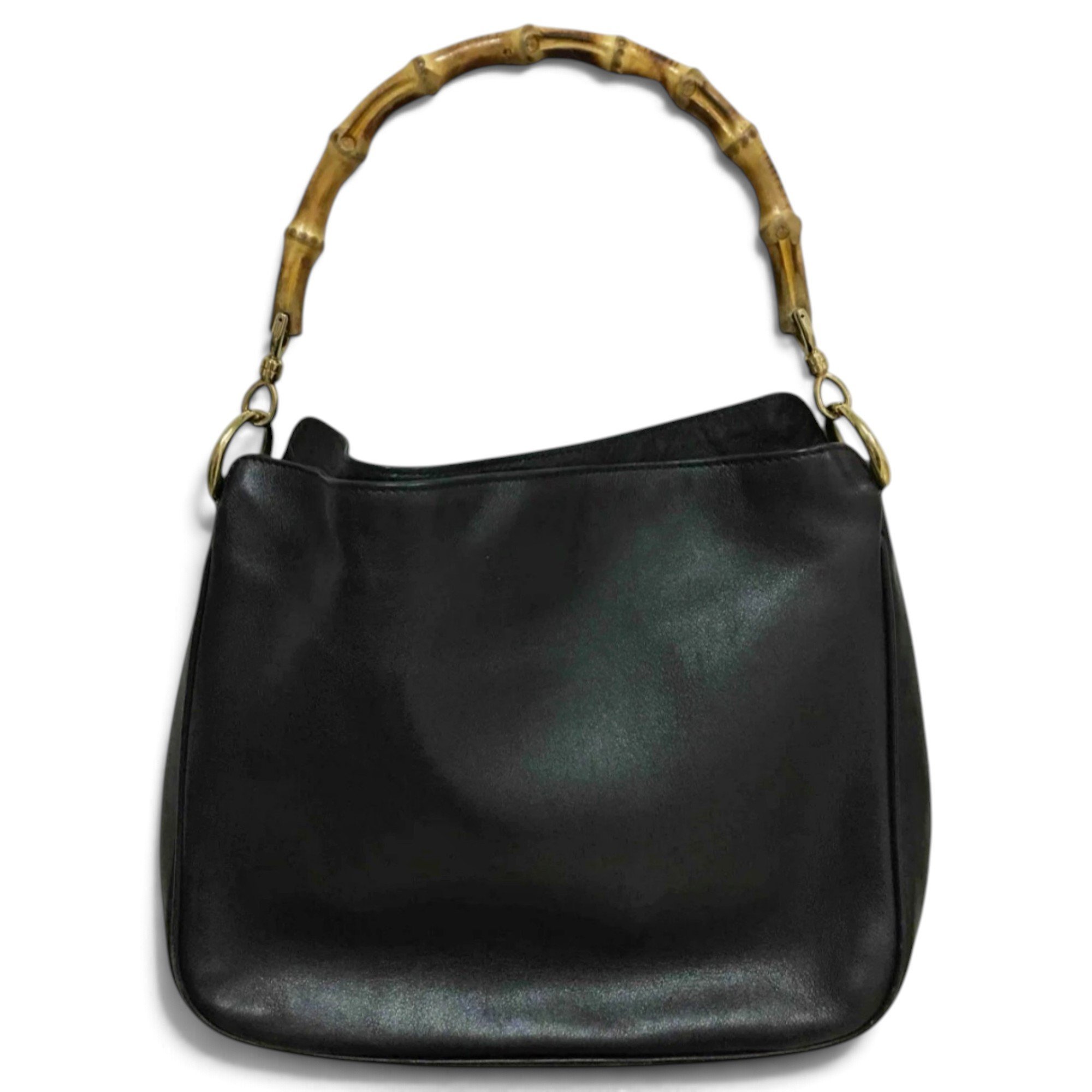 Gucci Bamboo Top Handle leather handbag