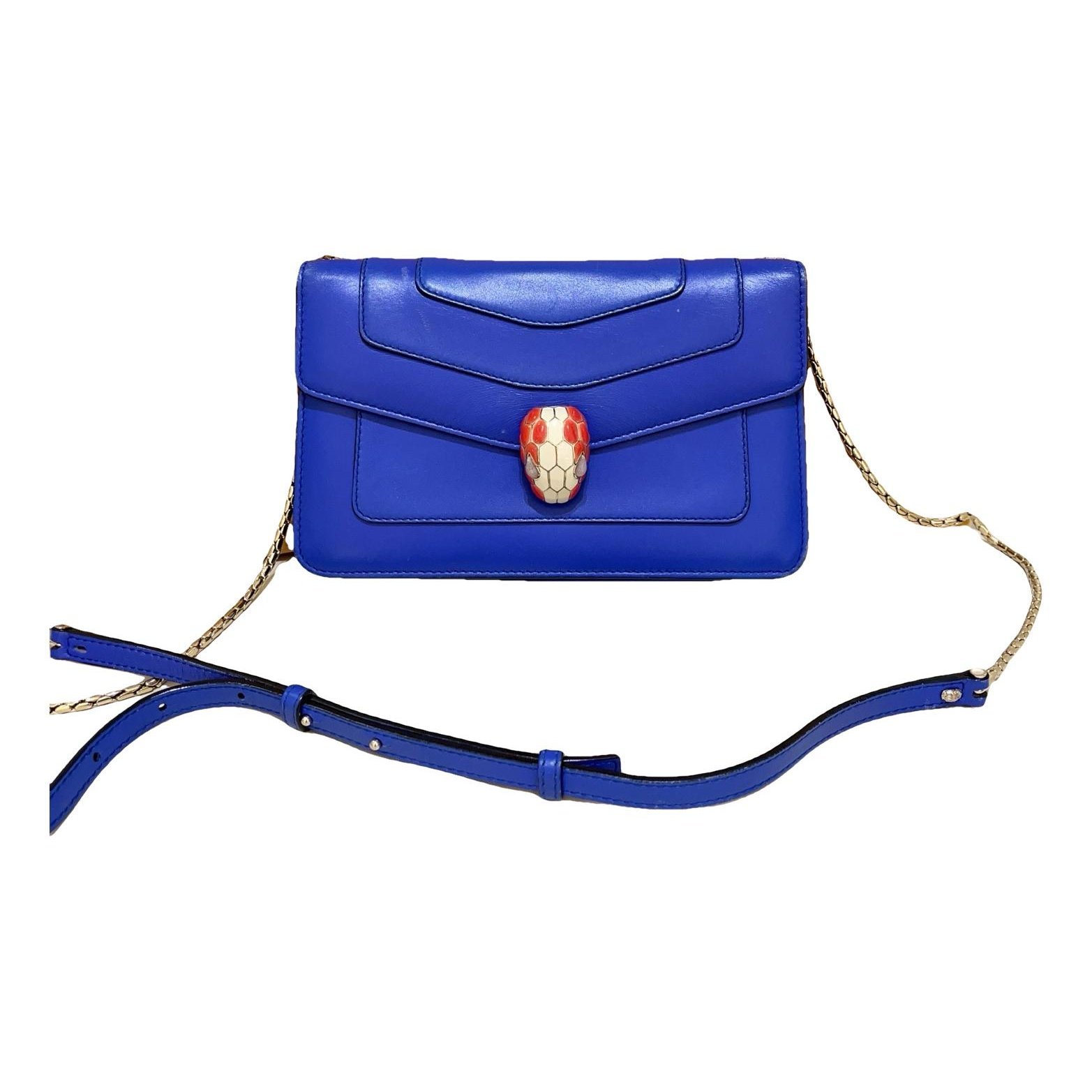 Serpenti leather handbag