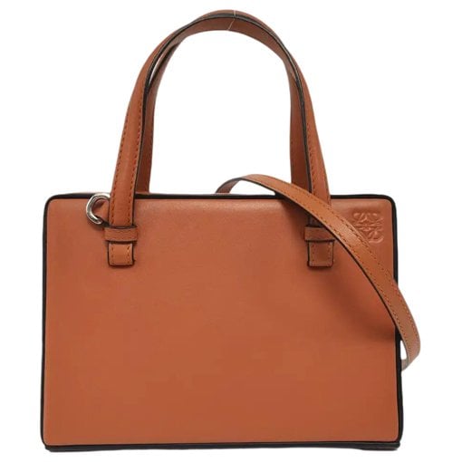 Postal leather handbag