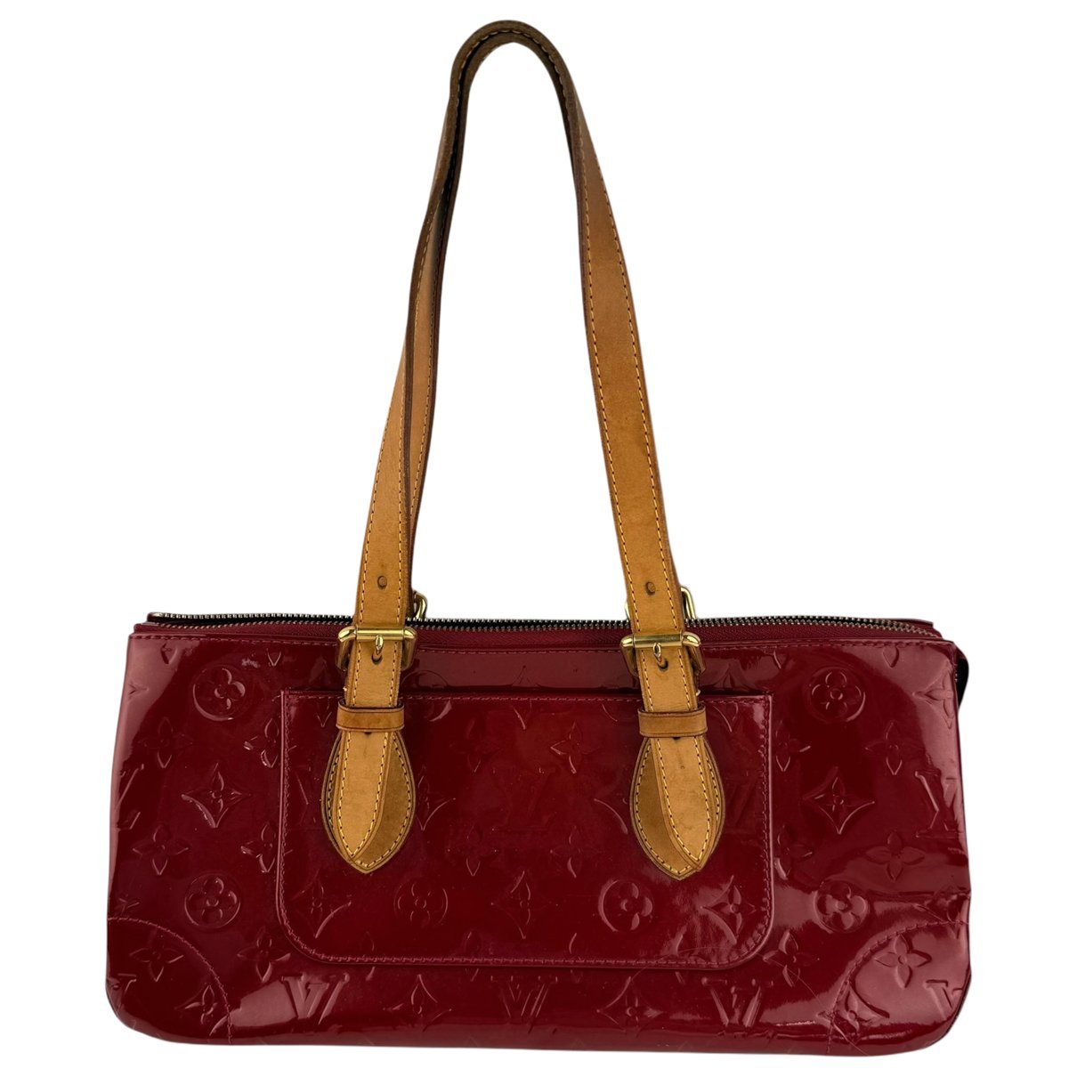 Rosewood leather handbag