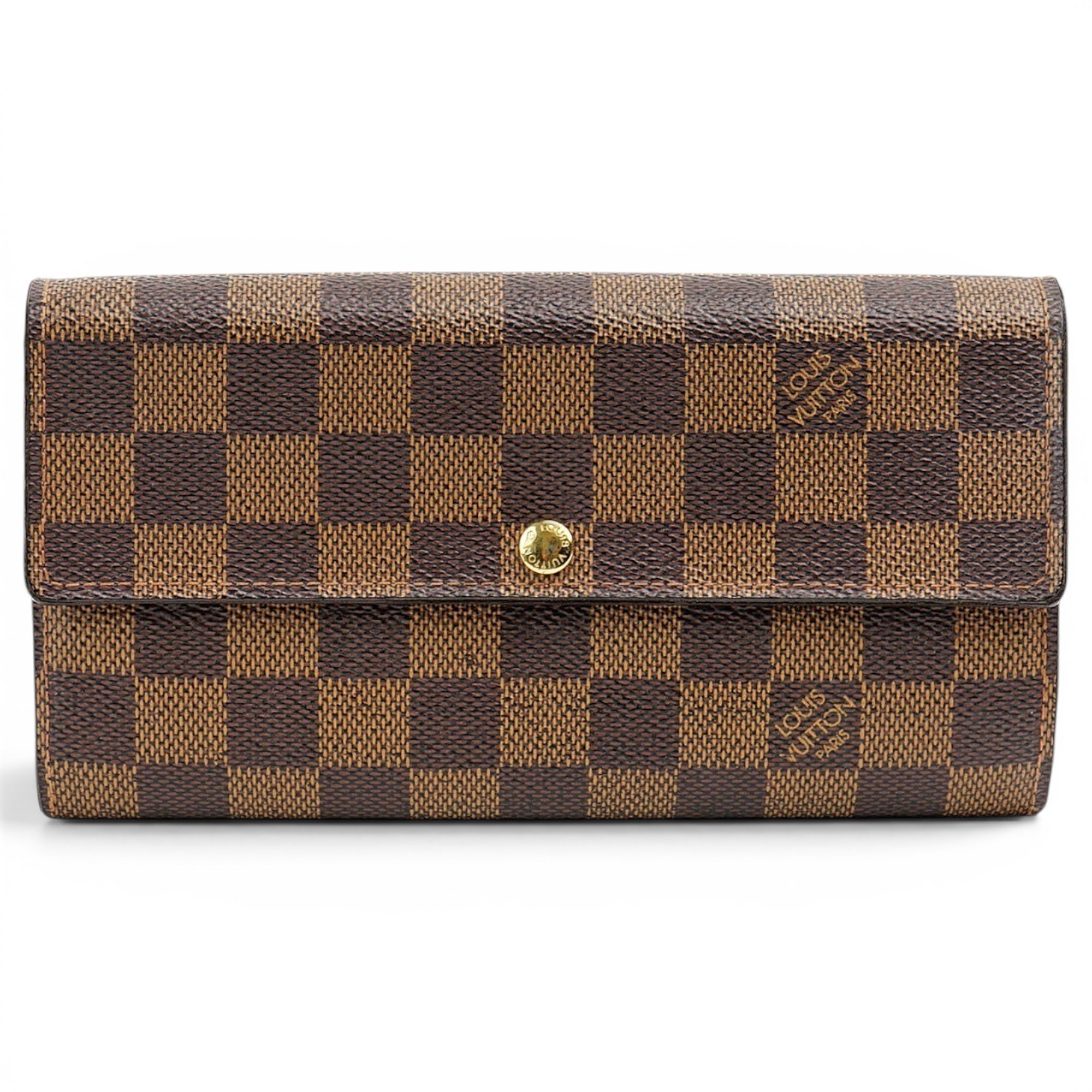 Leather clutch bag