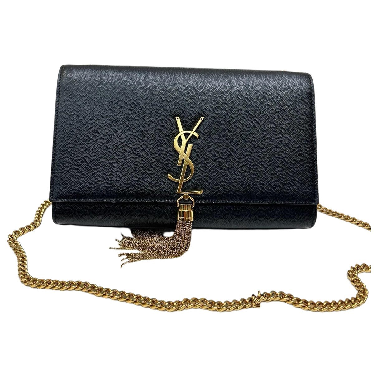 Pompom Kate leather handbag