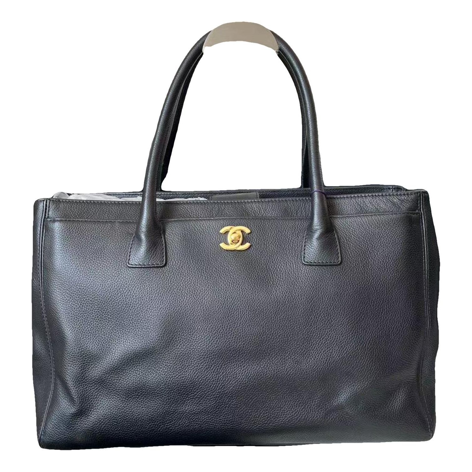 Executive leather tote