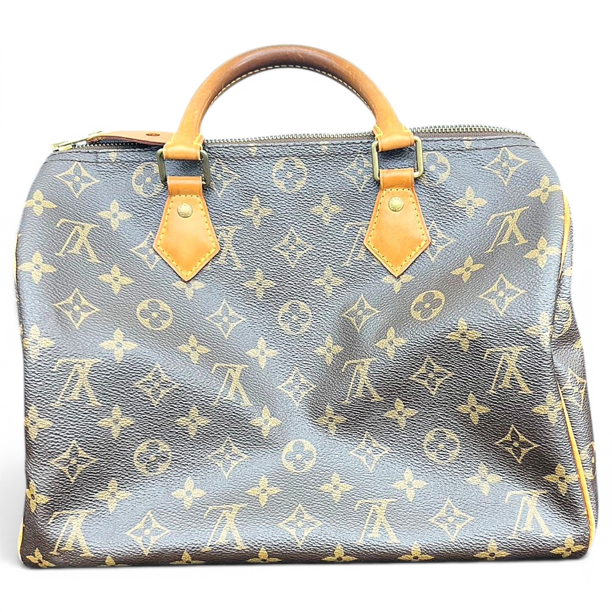 Speedy leather handbag