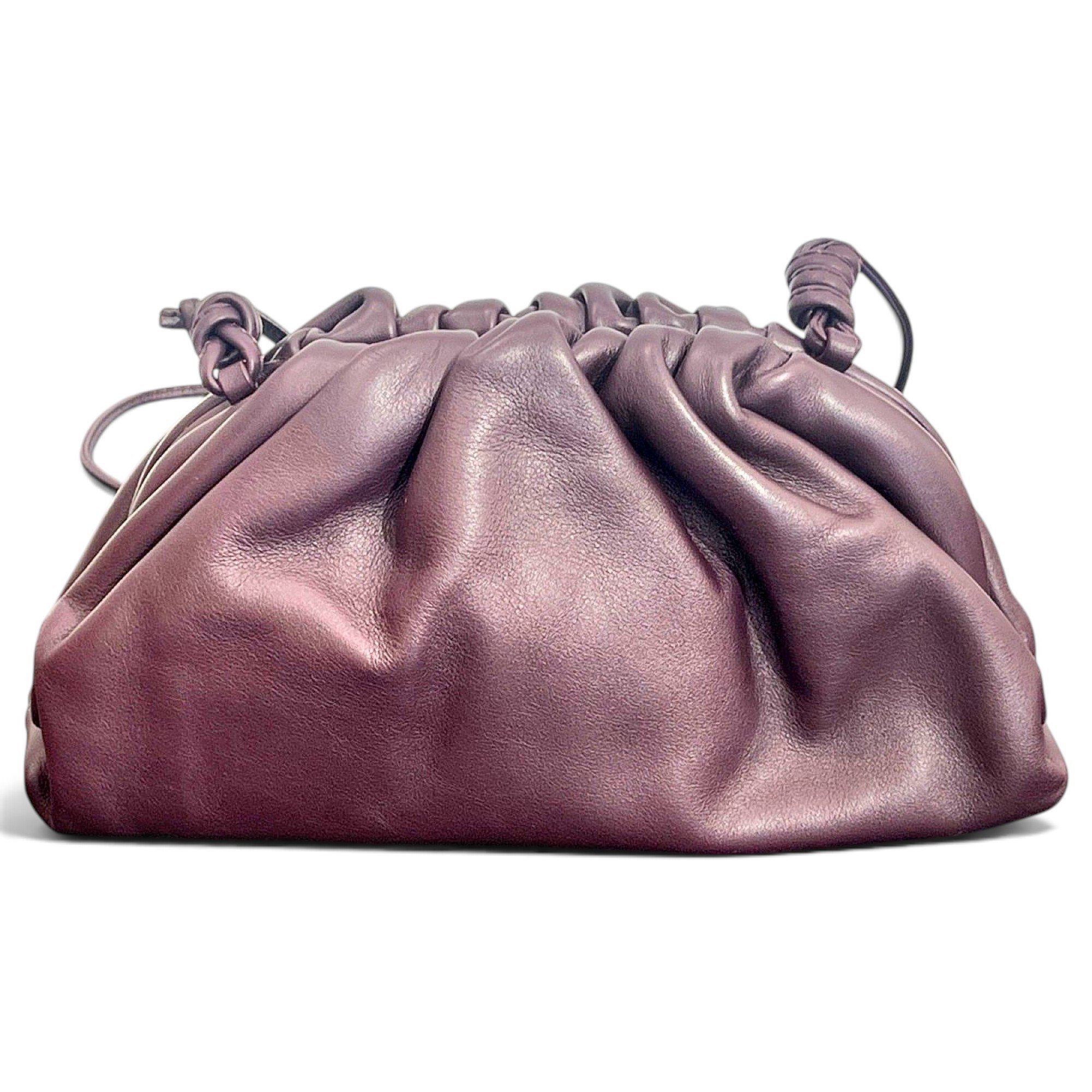 Pouch leather handbag