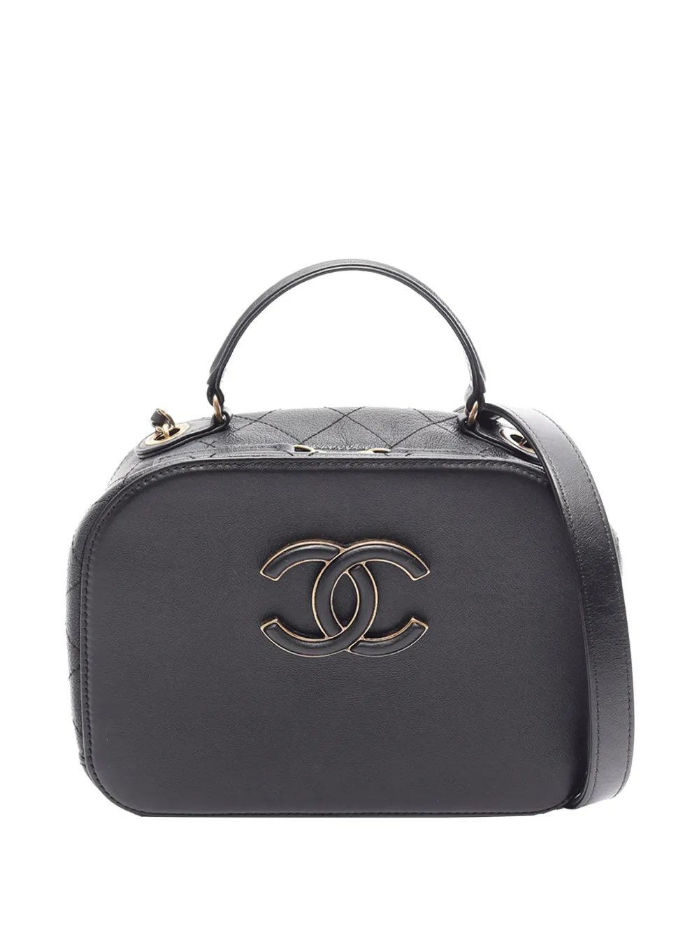 2017-2018 CC Calfskin Vanity Case satchel