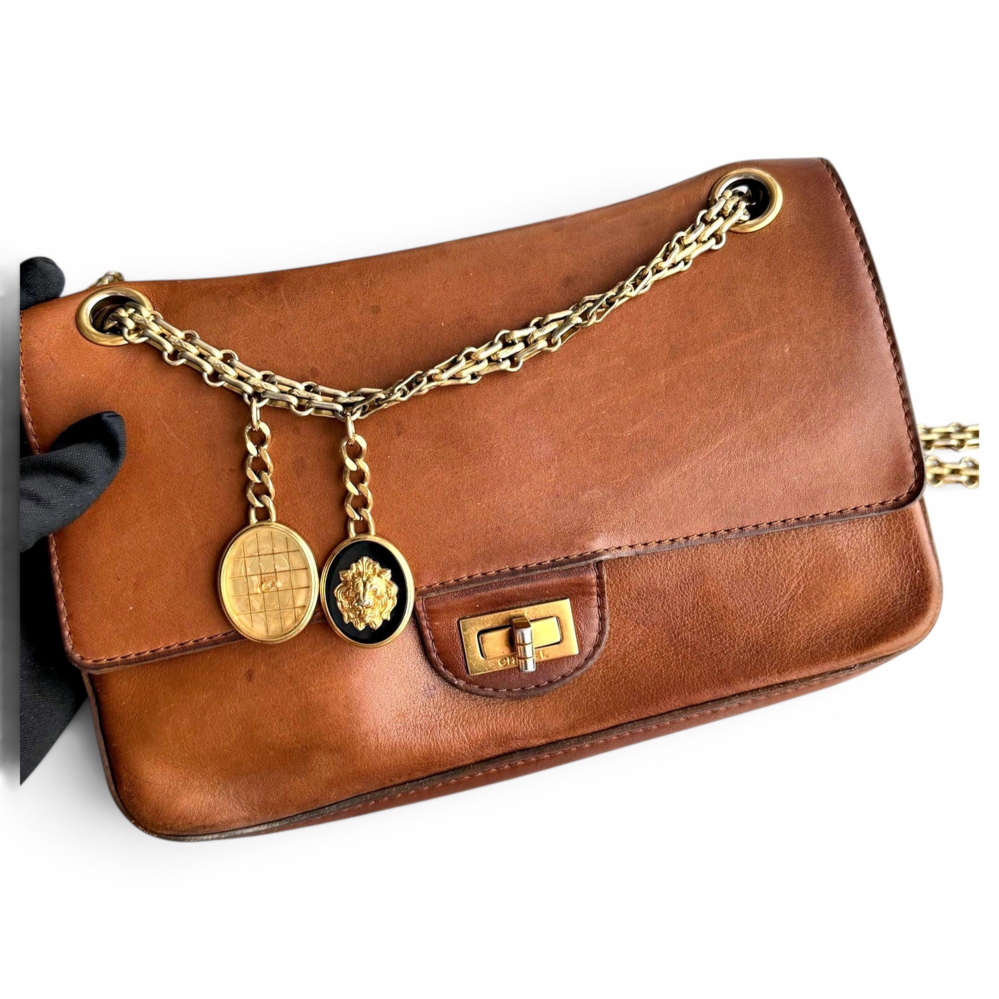 Chanel 2.55 leather handbag