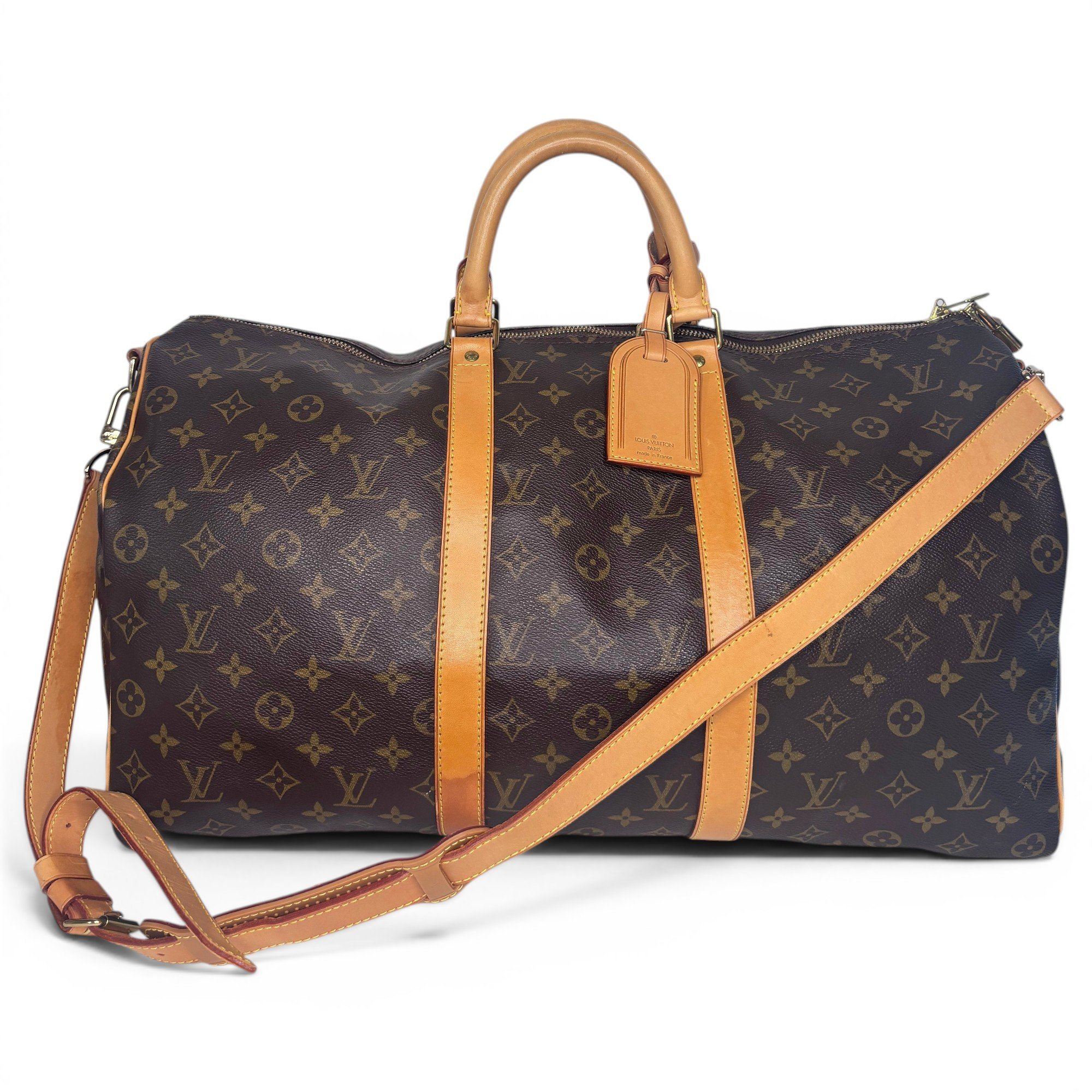 Keepall leather 48h bag