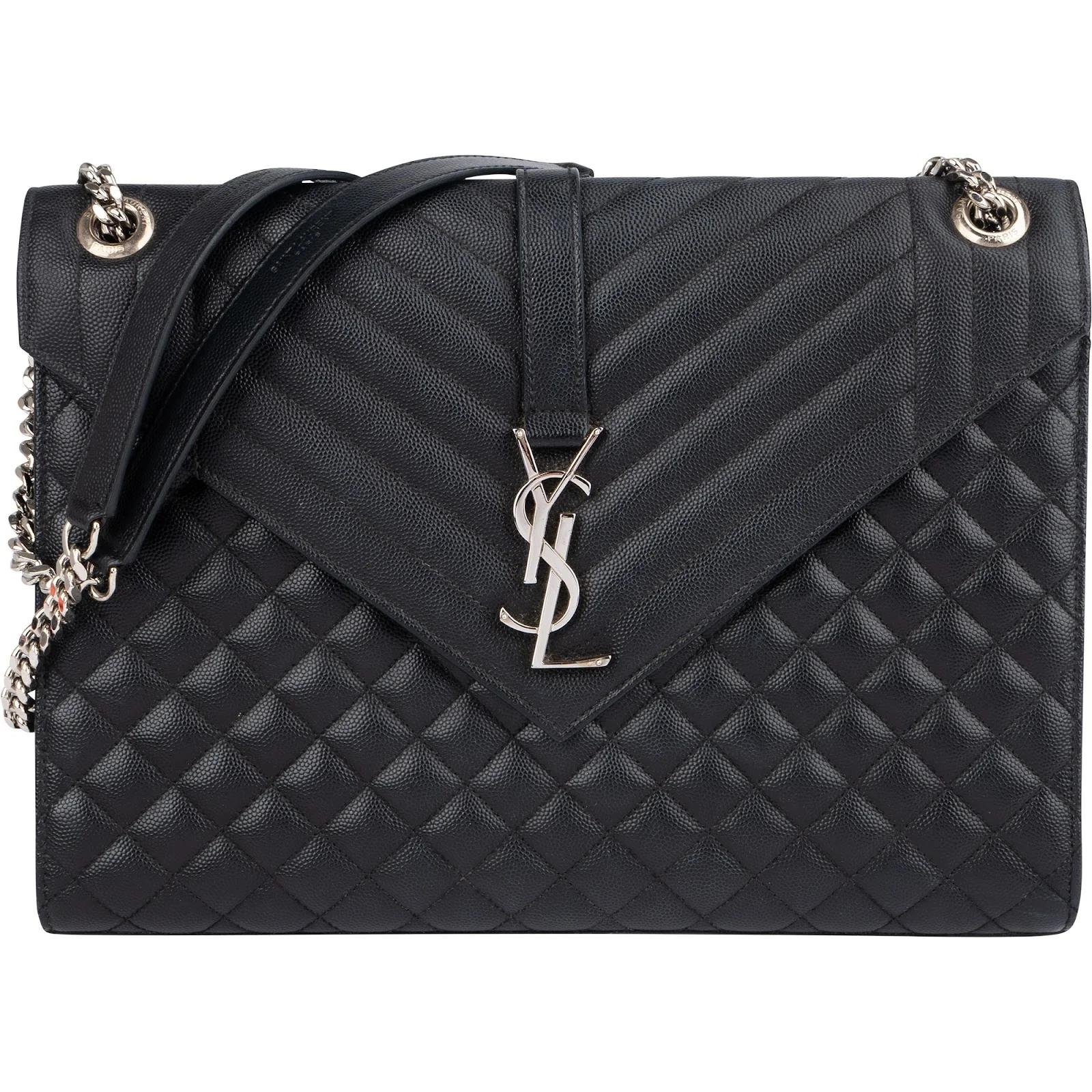 Envelope leather crossbody bag