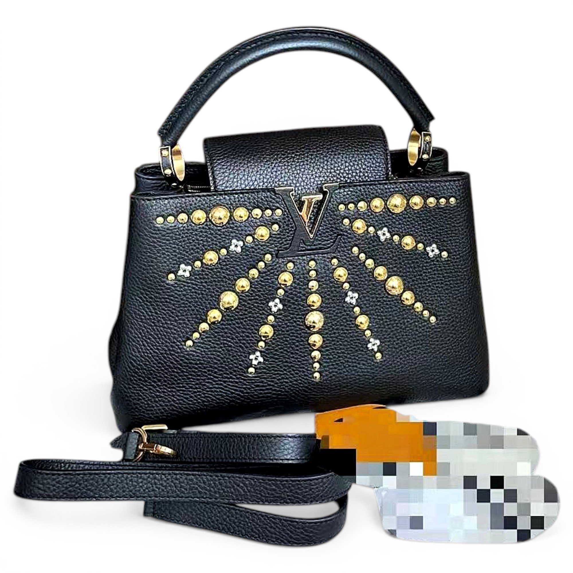 Capucines leather handbag
