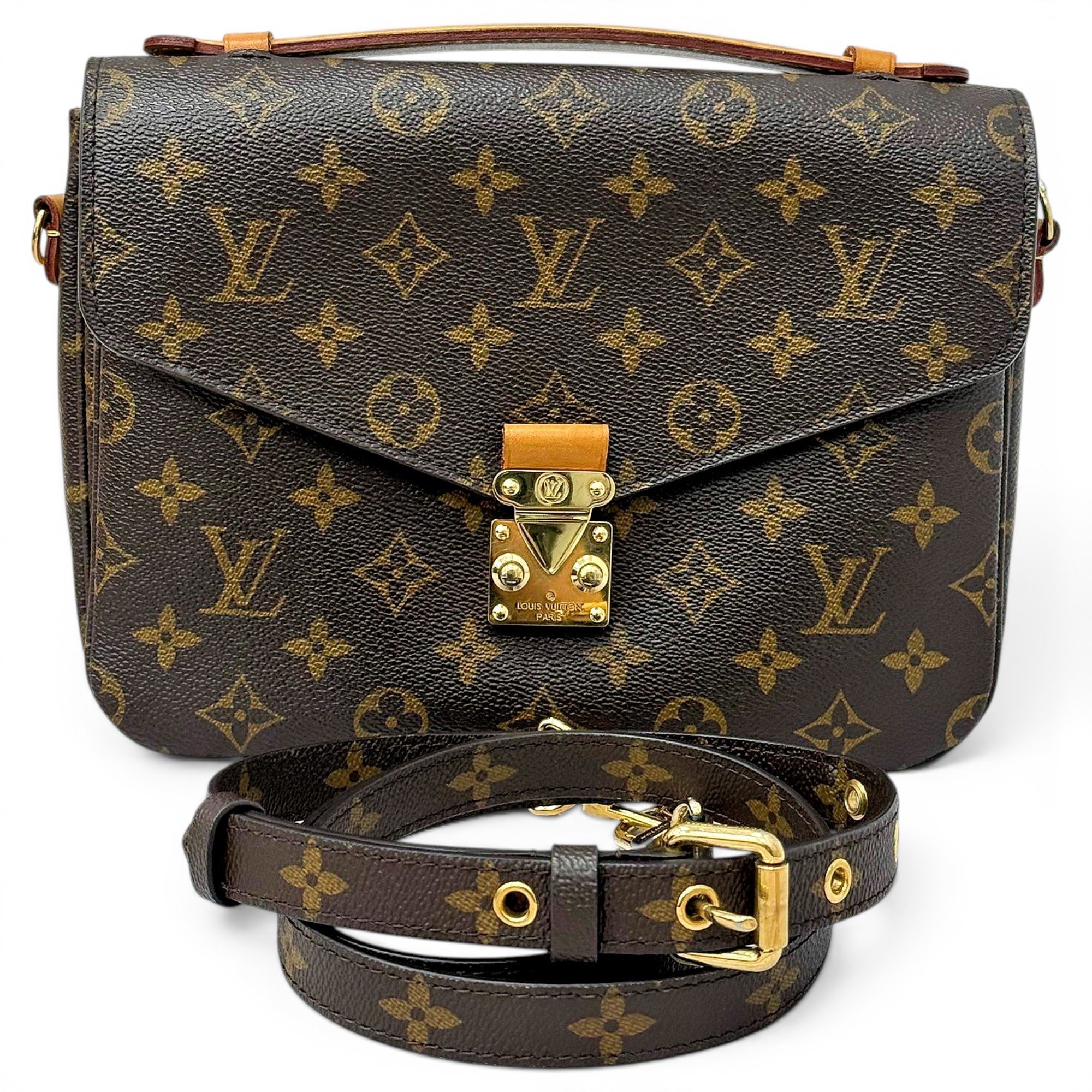 Metis leather handbag