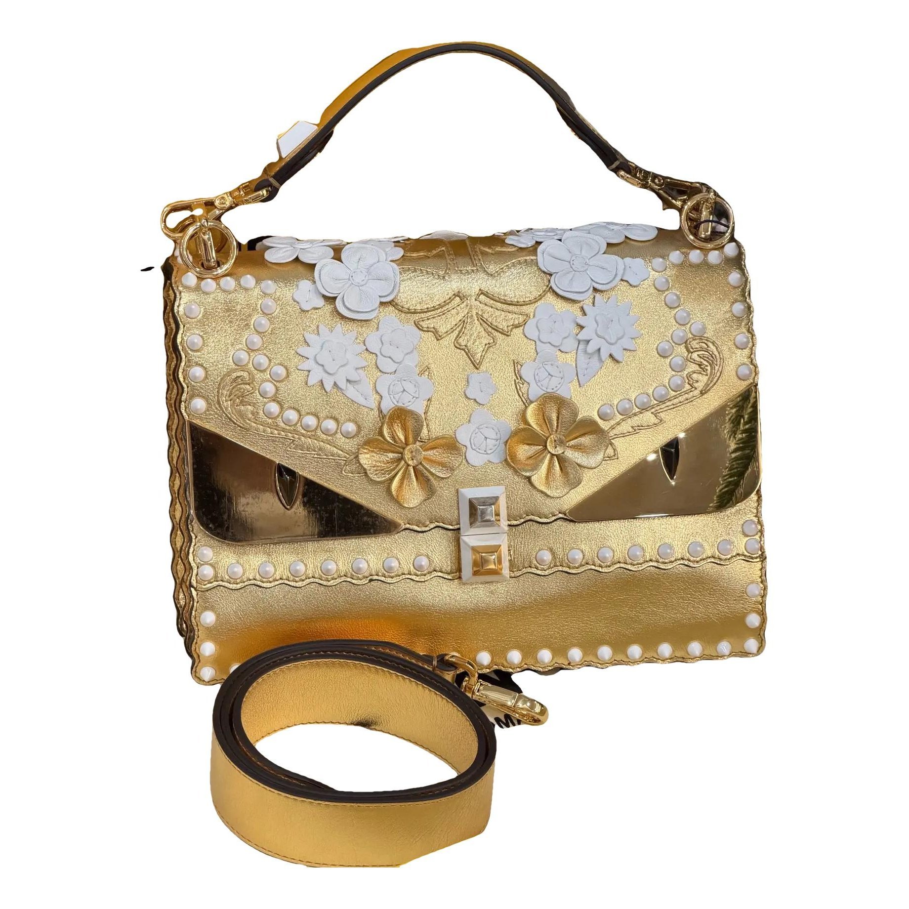 Kan I leather crossbody bag