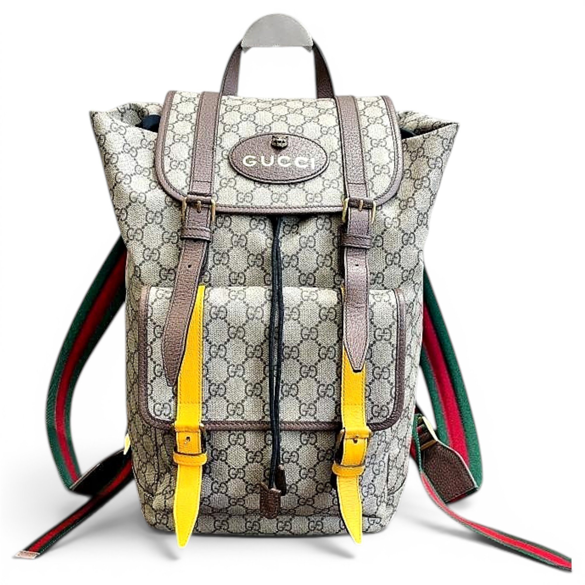Leather backpack