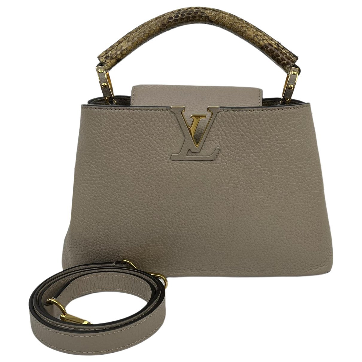Capucines leather handbag