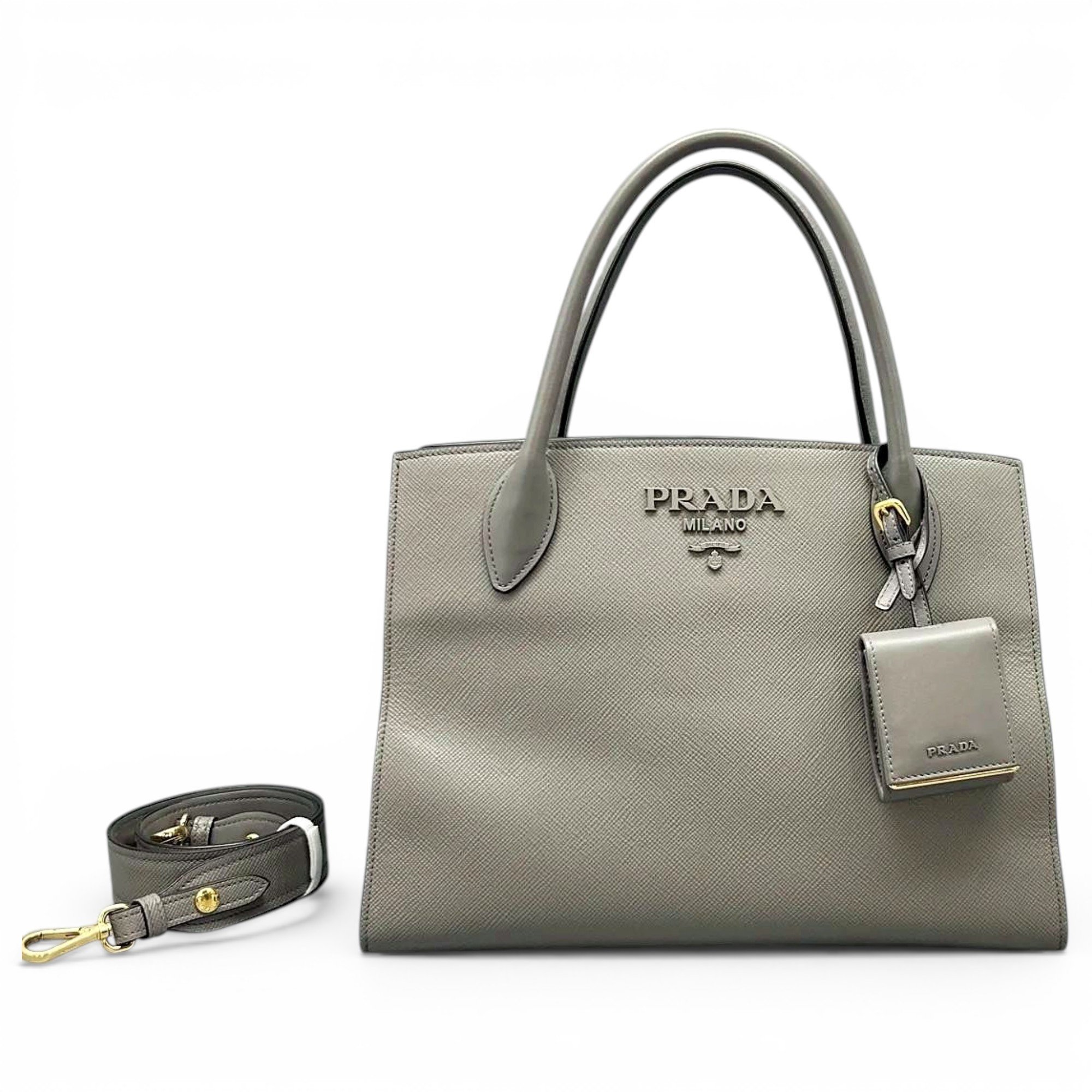 Leather handbag