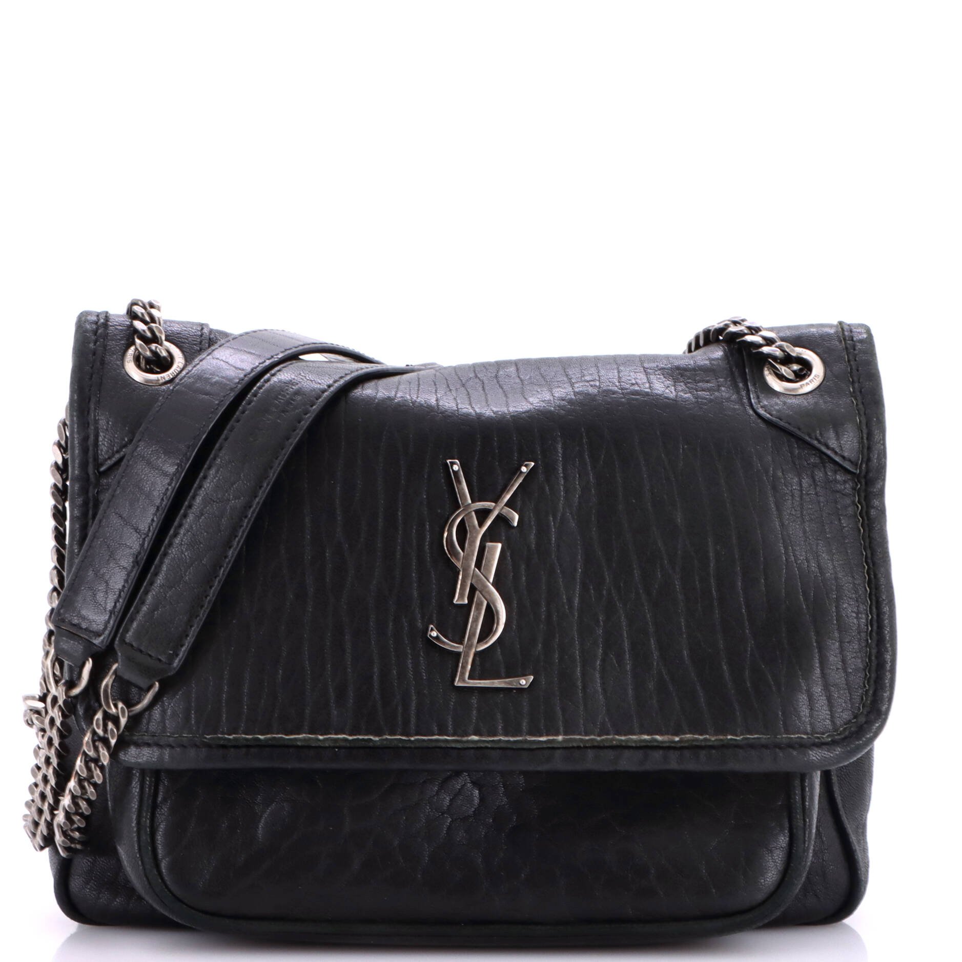 Niki Chain Flap Bag Leather Baby