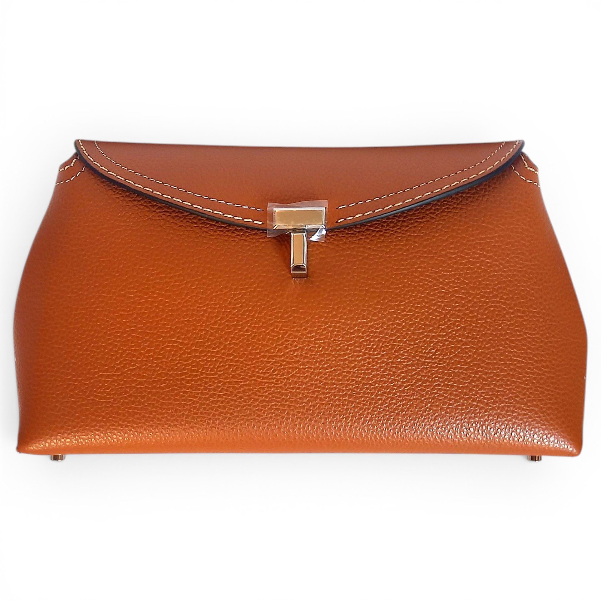 Toteme T-Lock leather handbag