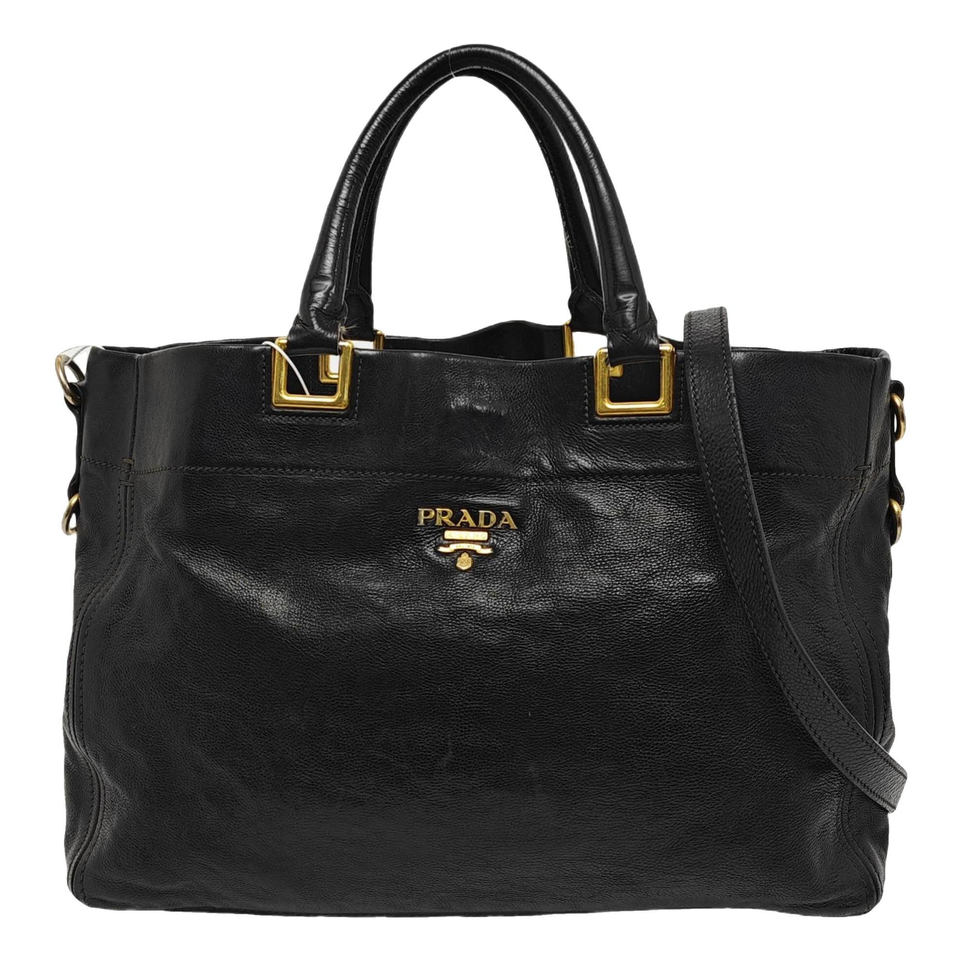 Buckle leather crossbody bag