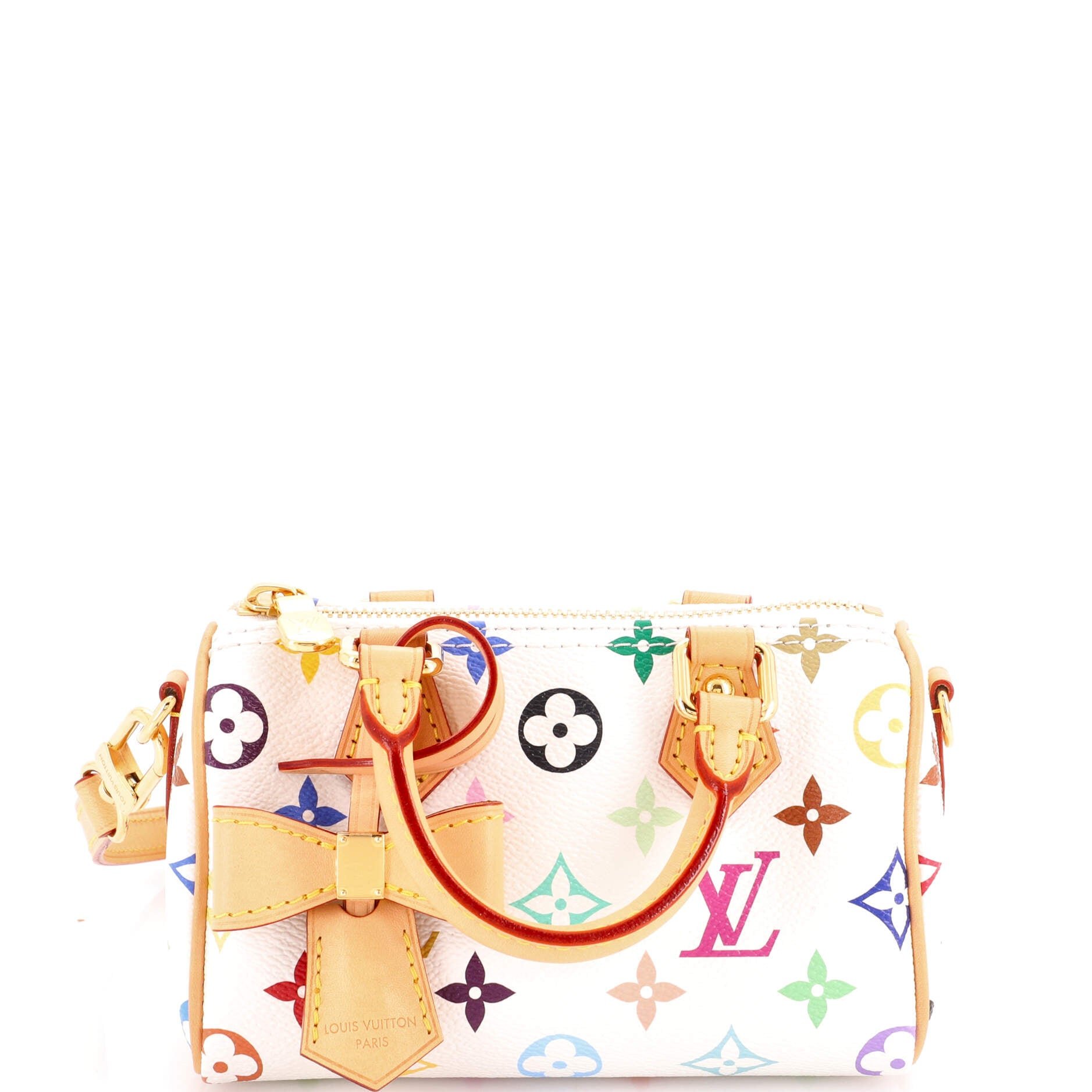 x Takashi Murakami Speedy Bandouliere NM Bag Monogram Multicolor Nano