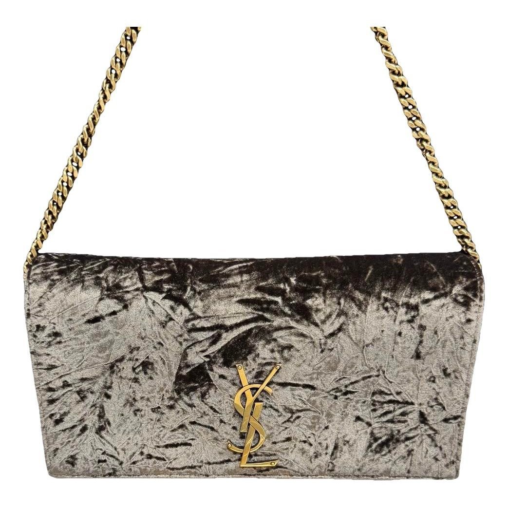 Velvet handbag