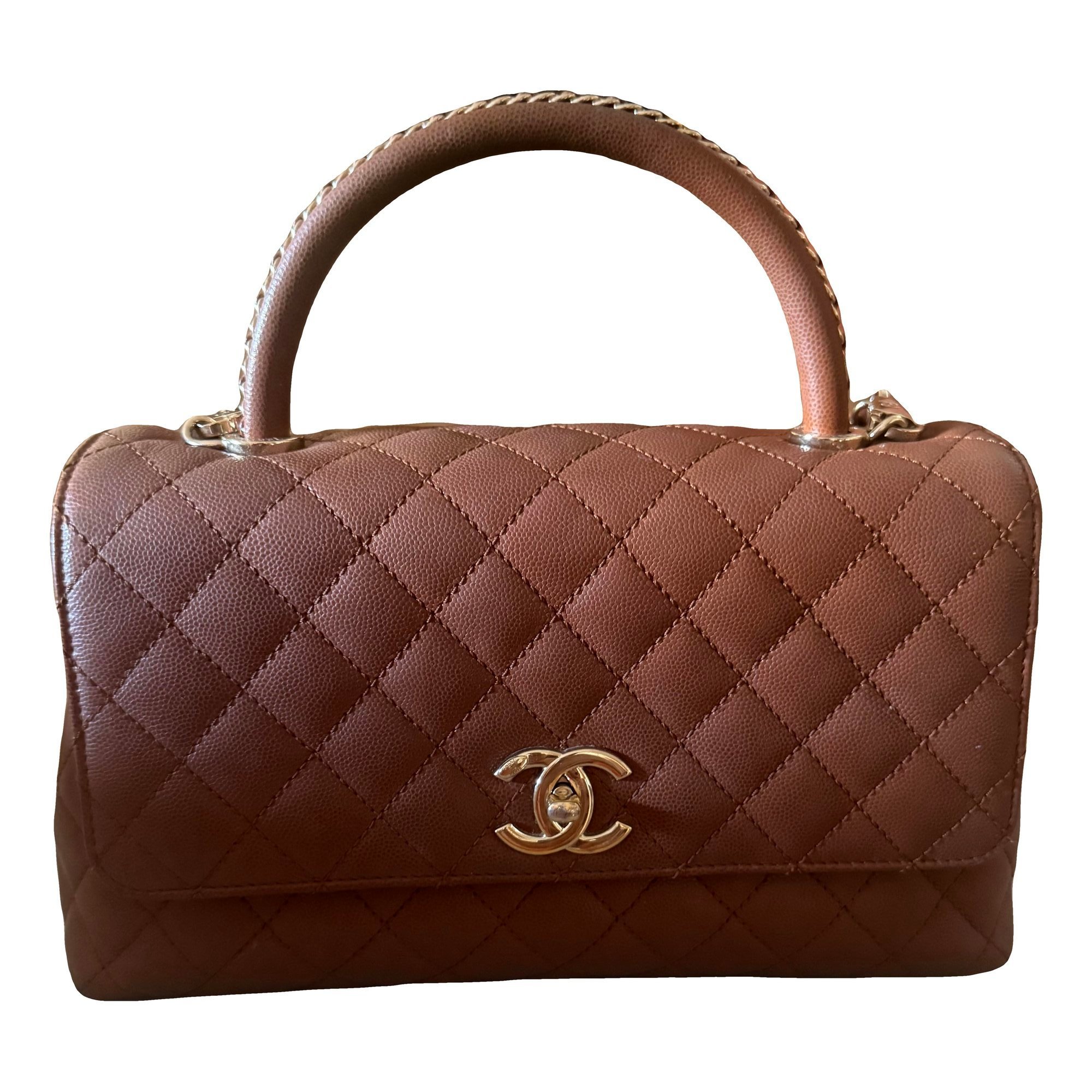 Coco Handle leather handbag