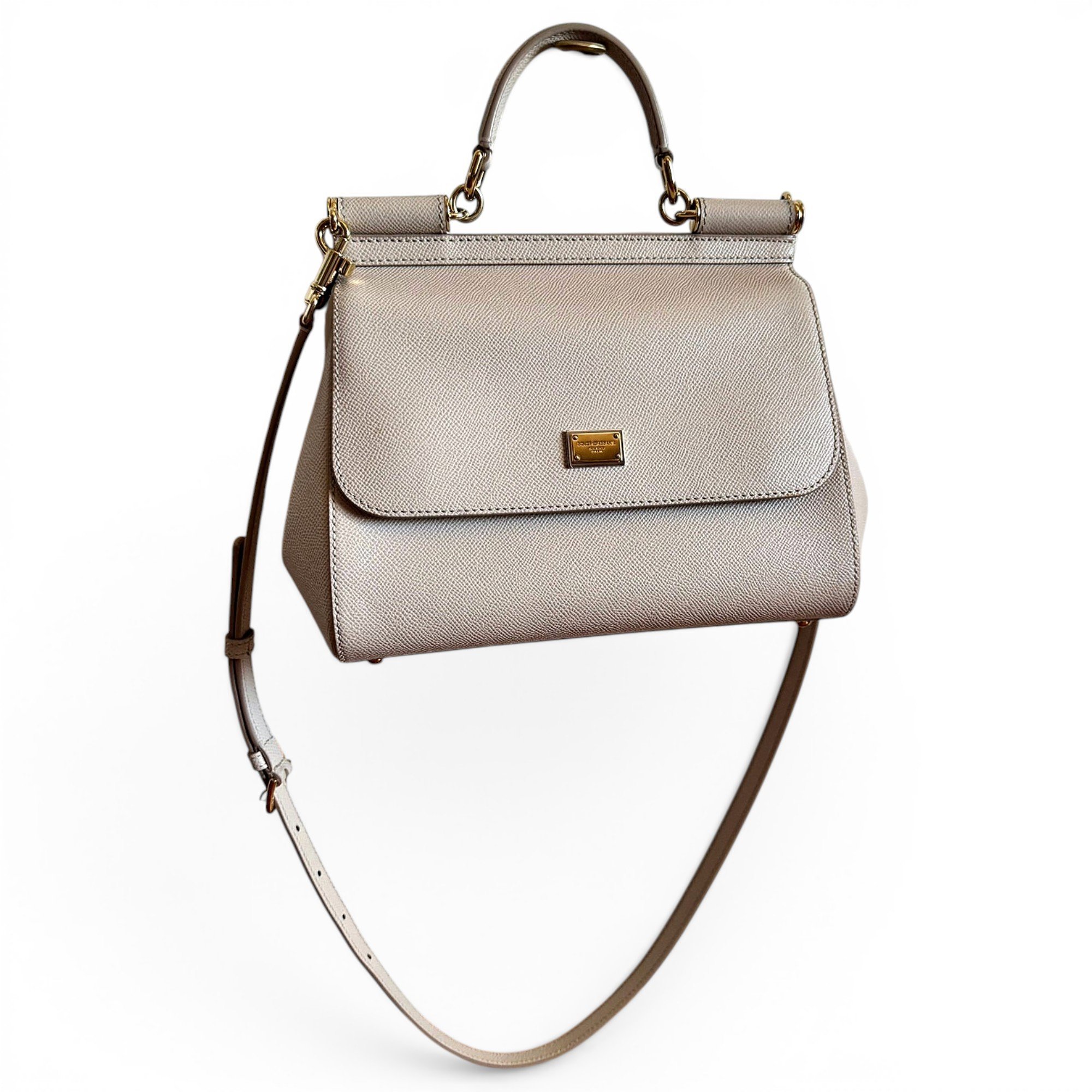 Dolce & Gabbana Sicily leather crossbody bag