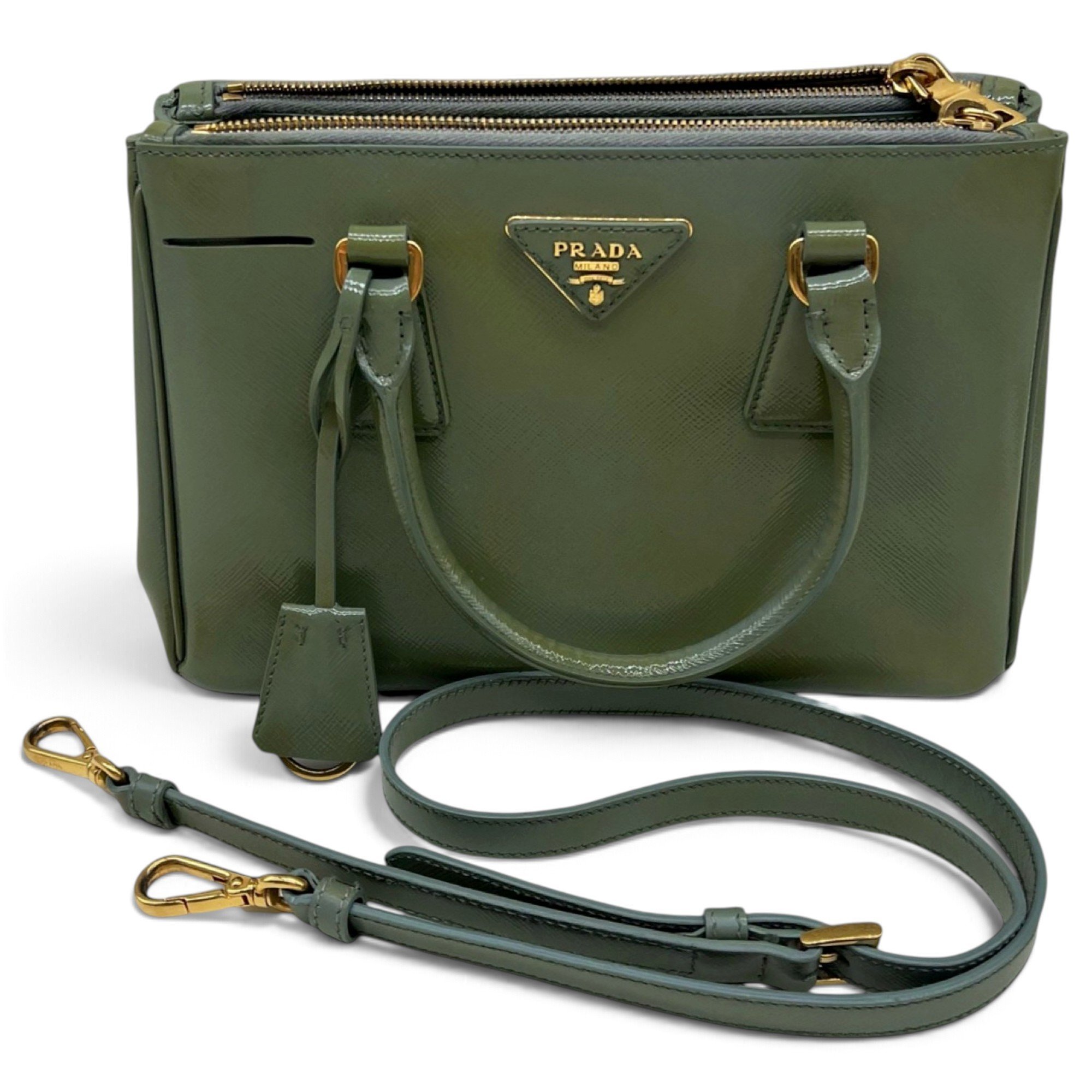 Galleria leather handbag