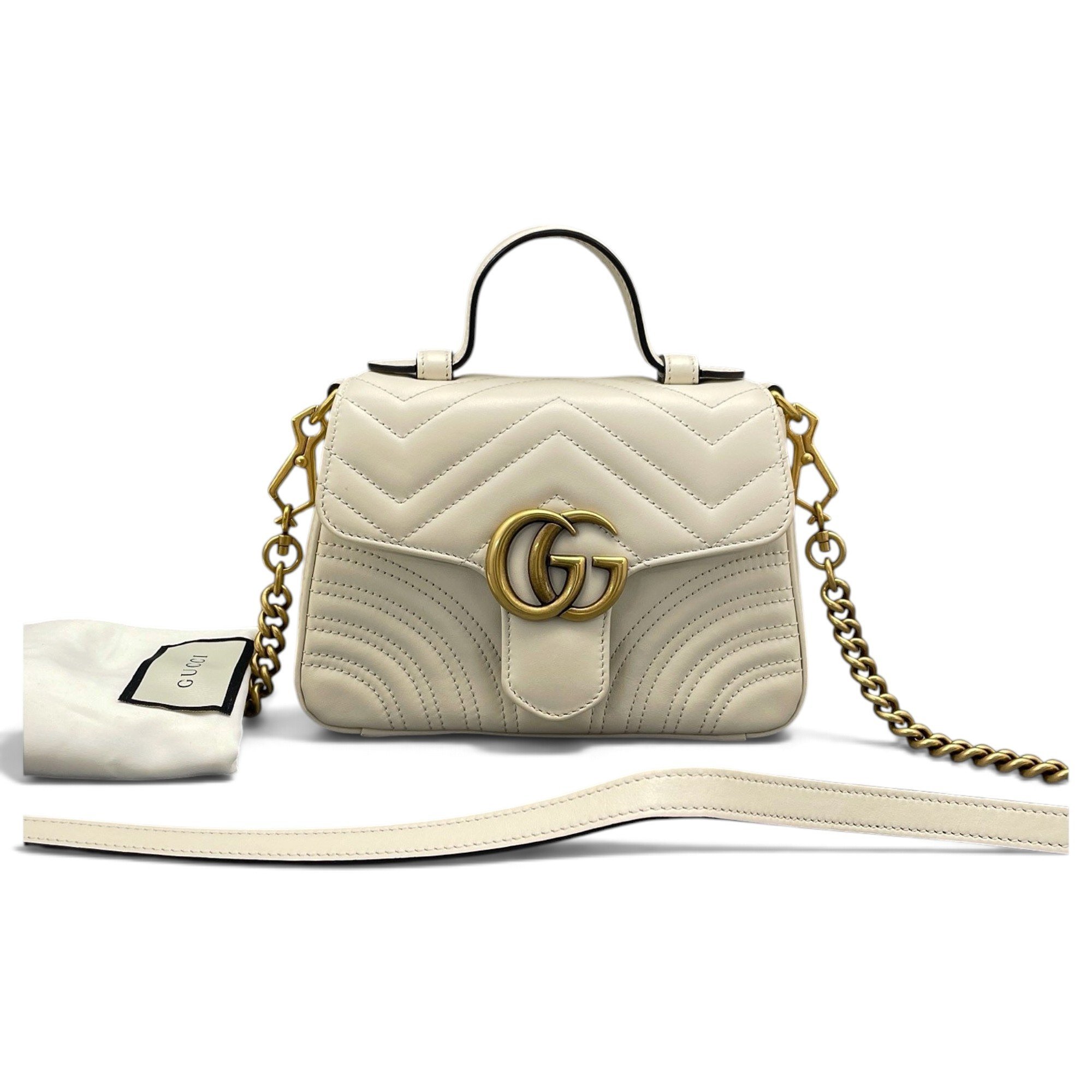 GG Marmont Flap leather crossbody bag