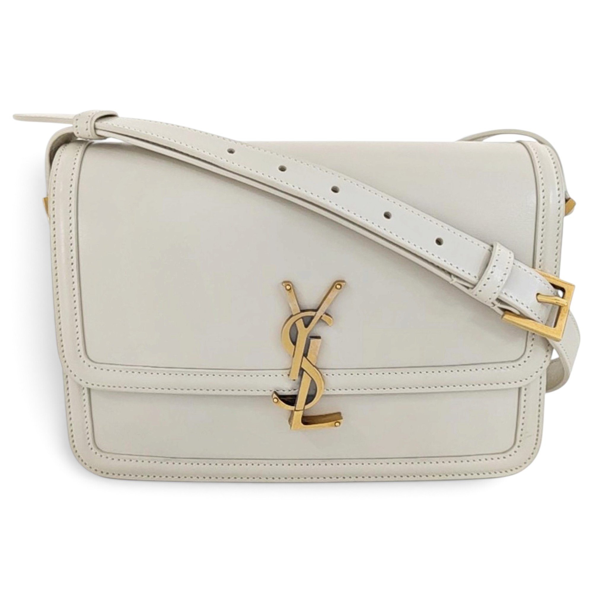 Solférino leather handbag