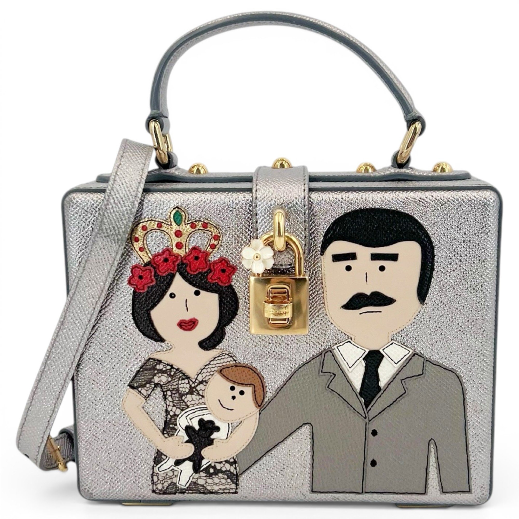 Dolce Box leather handbag