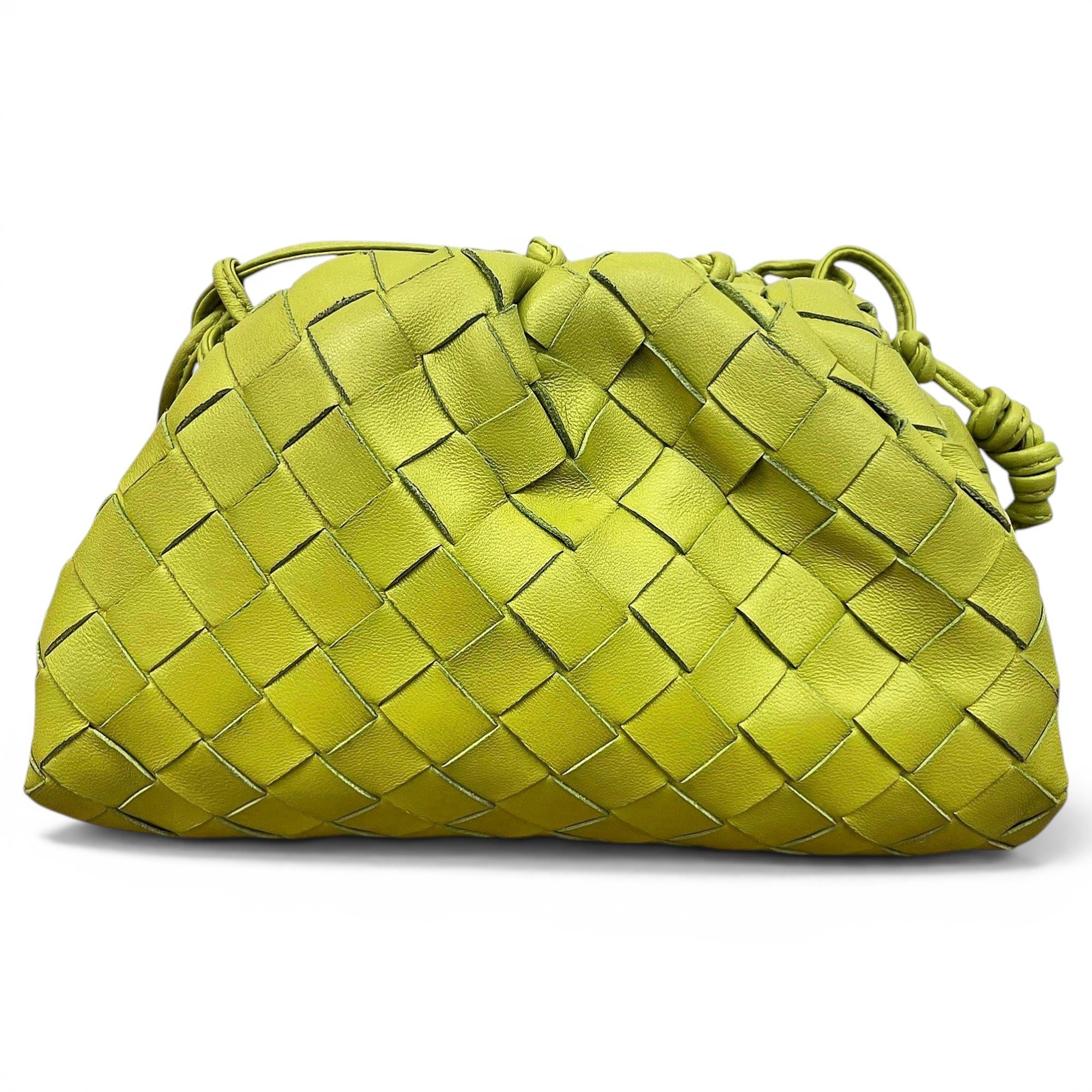 Pouch leather handbag