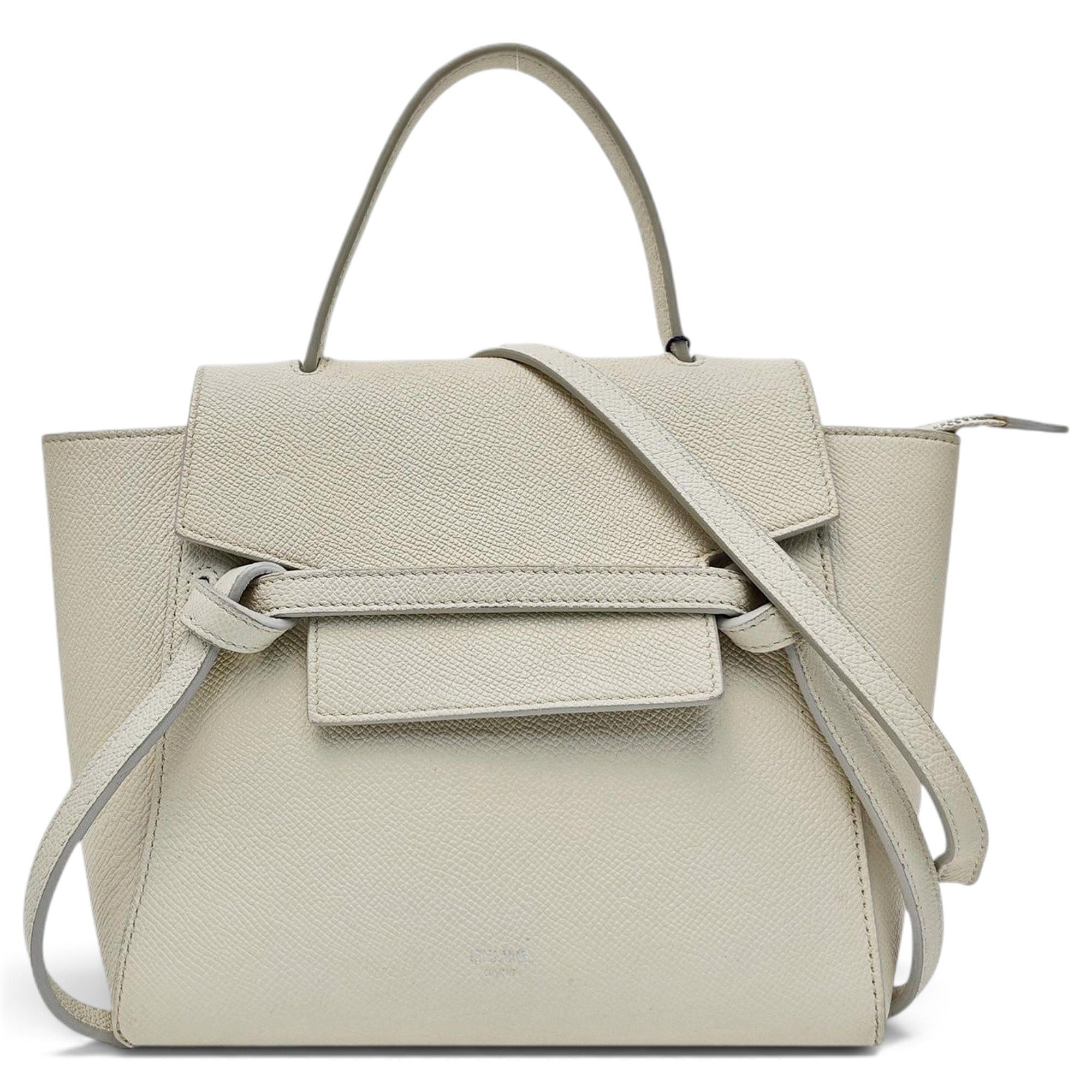 Belt leather handbag