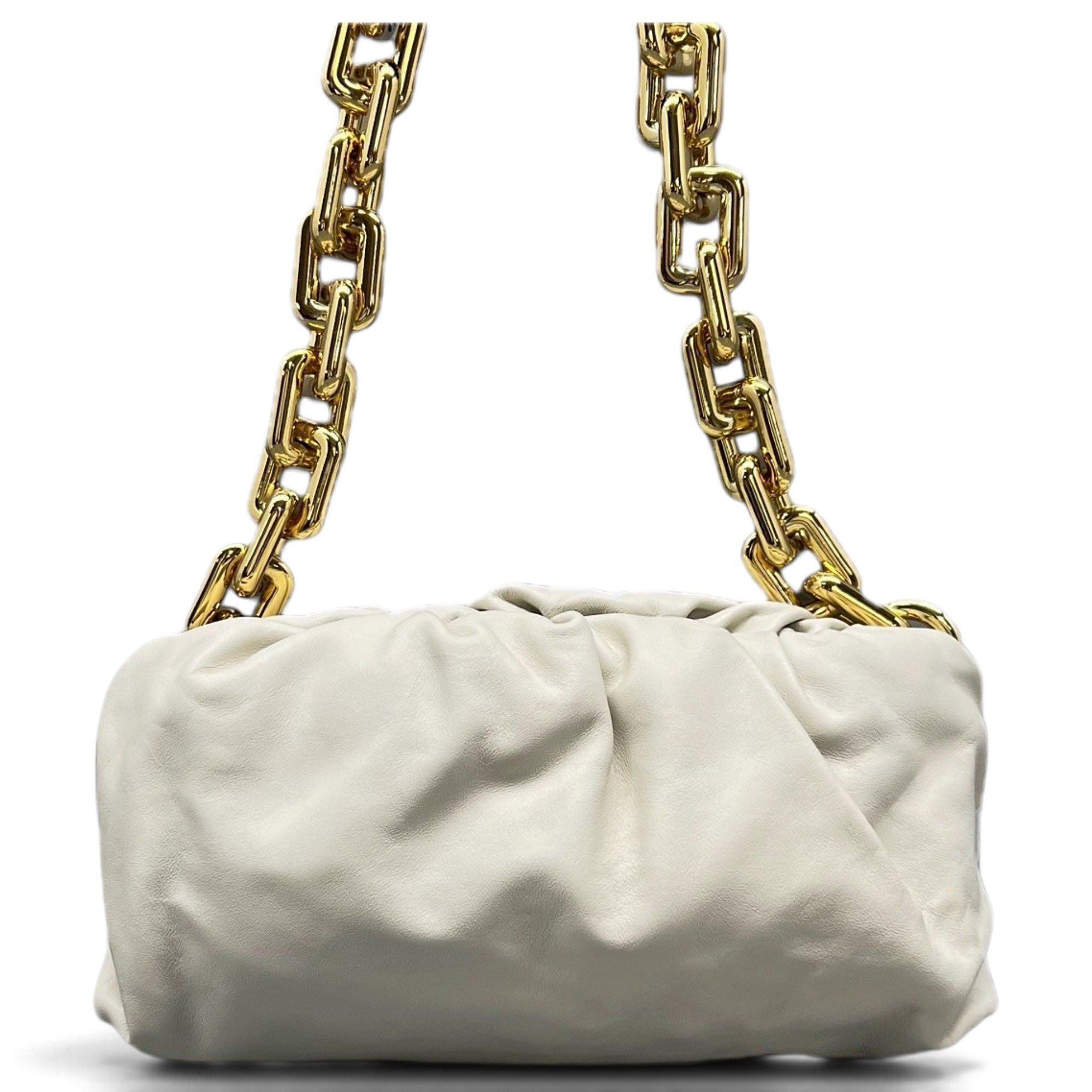 Chain Pouch leather handbag