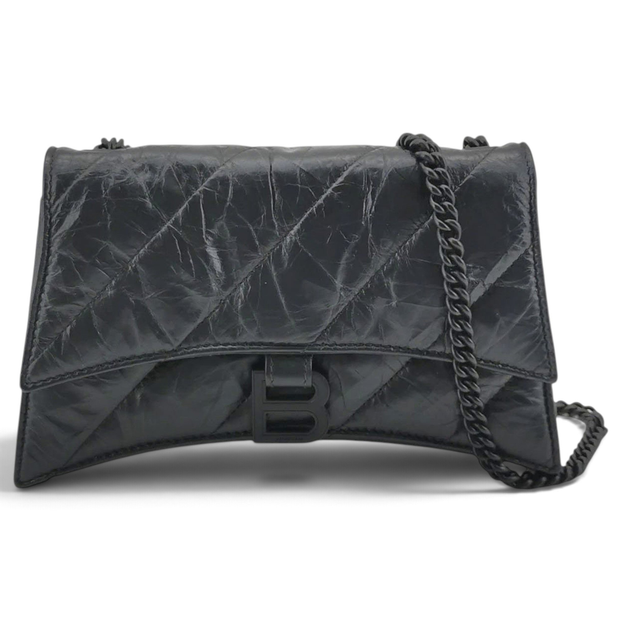 Balenciaga Crush leather handbag