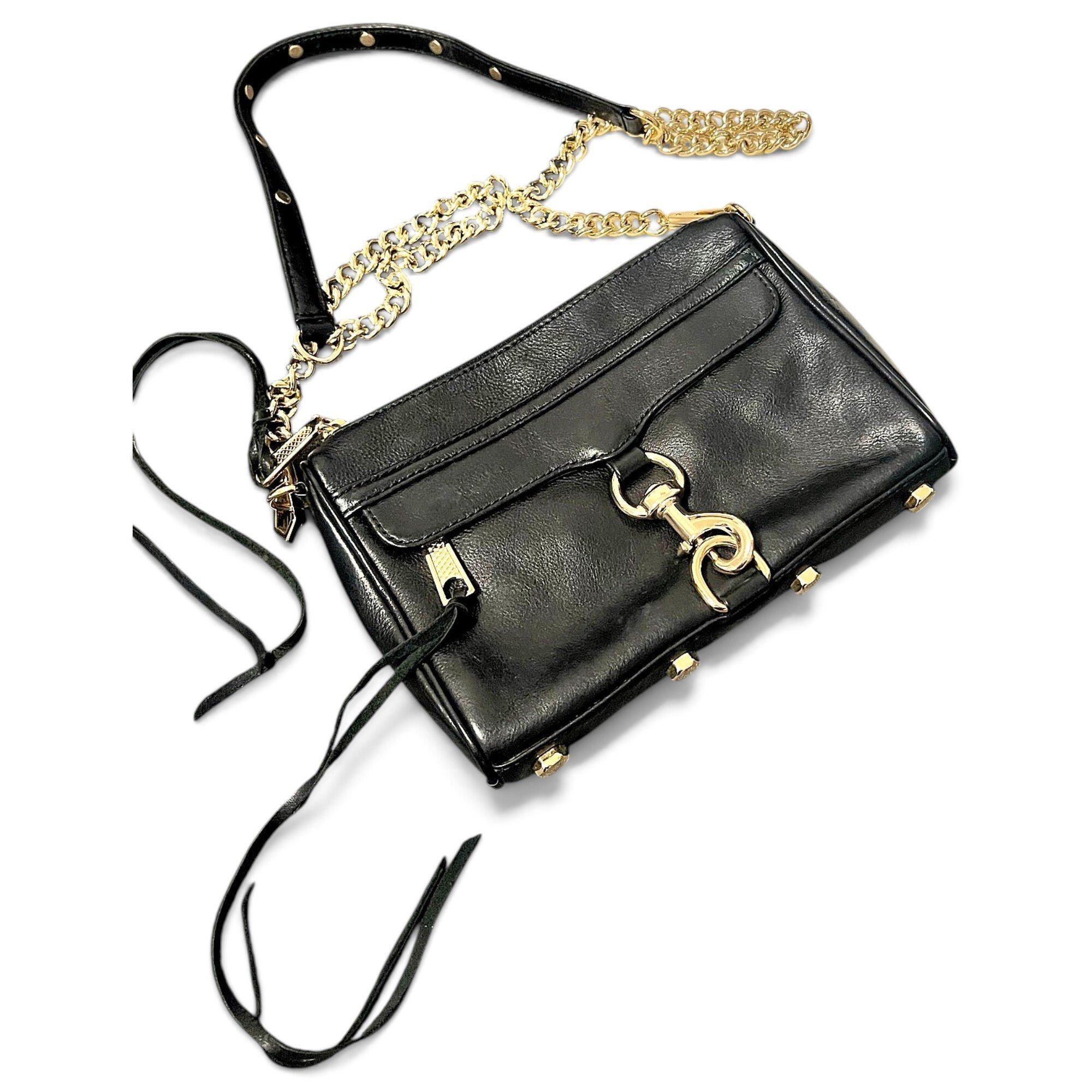 Leather crossbody bag