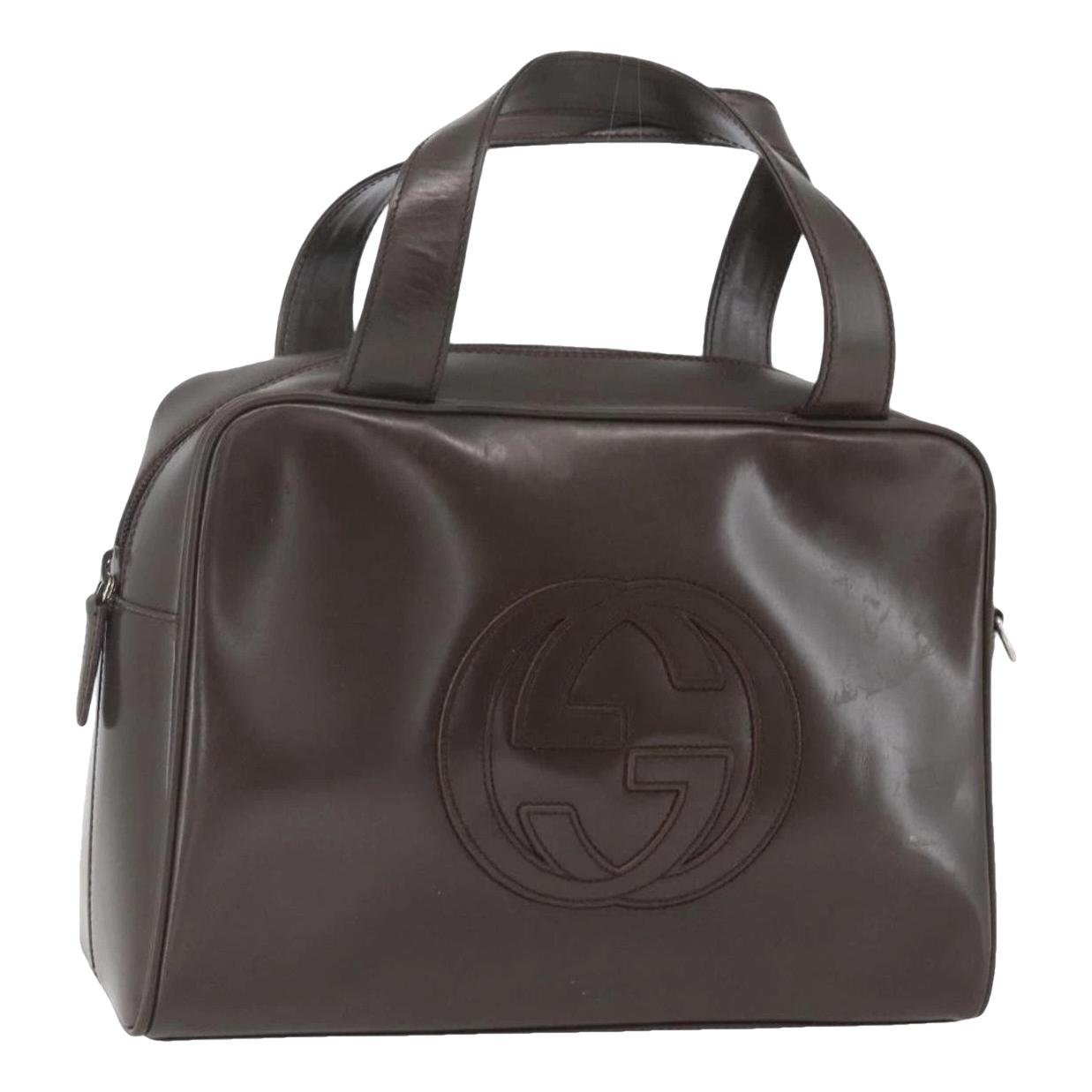 Patent leather handbag
