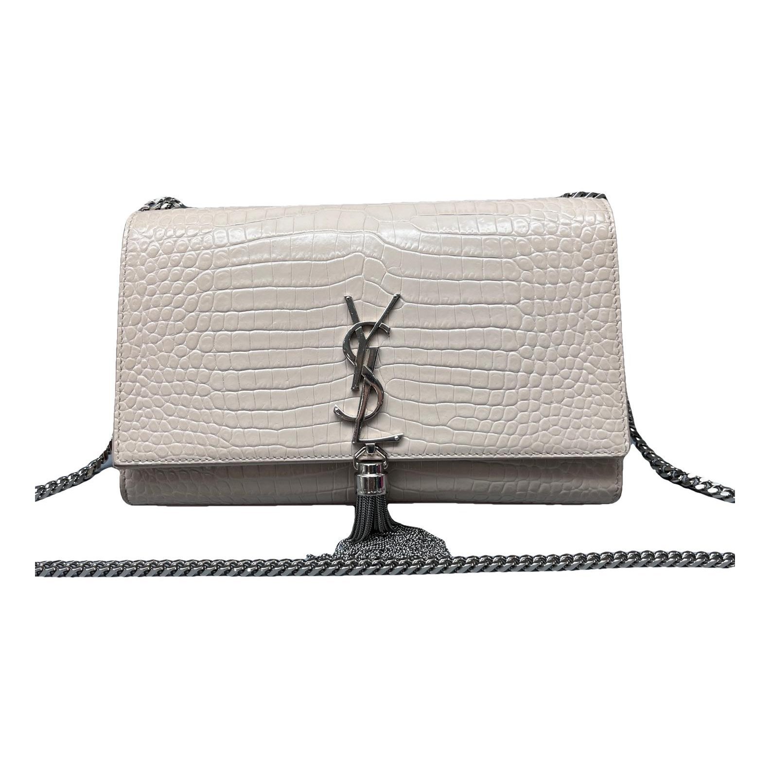 Pompom Kate leather handbag