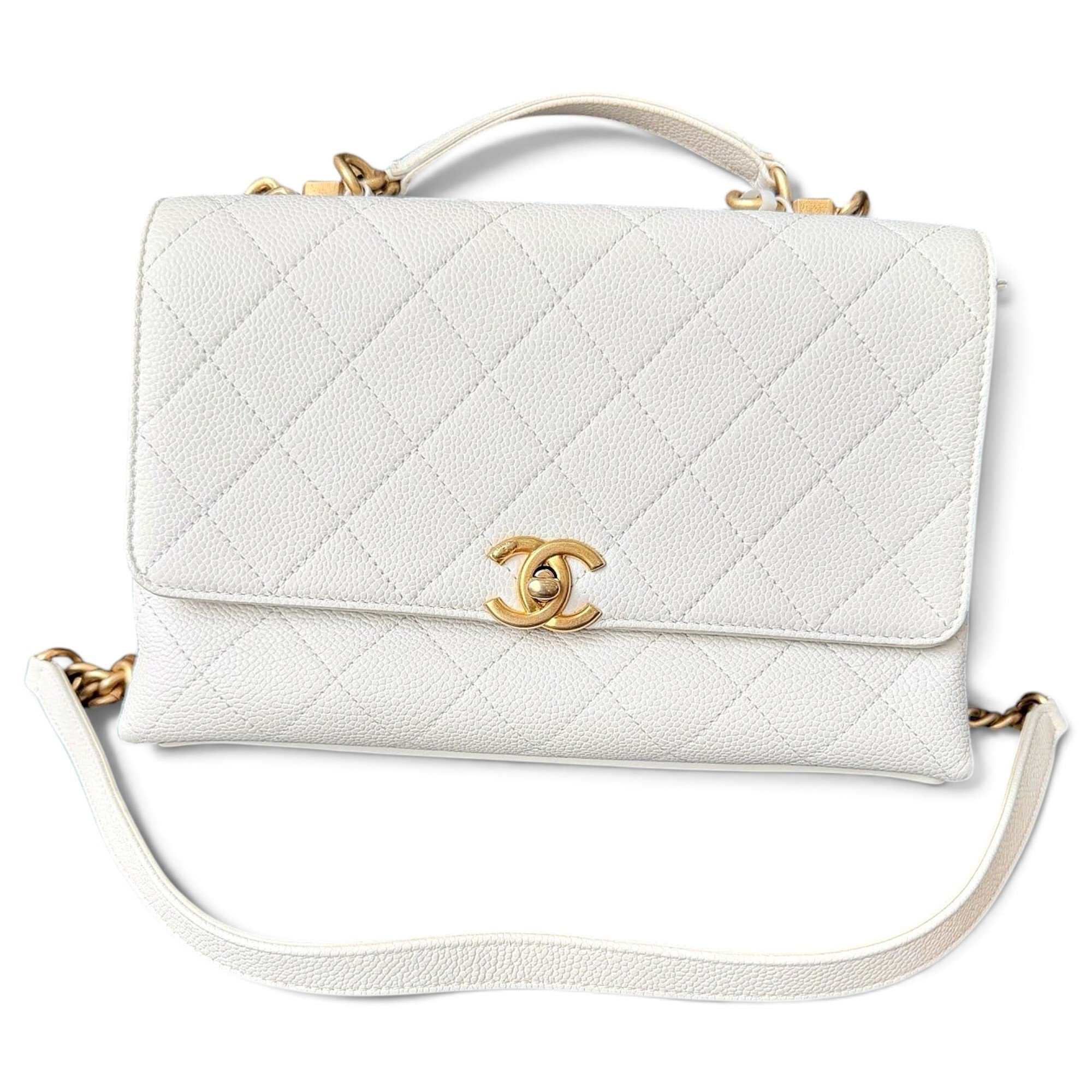 Coco Handle leather handbag