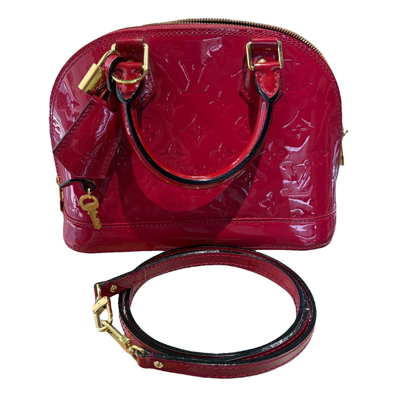 Alma BB patent leather handbag