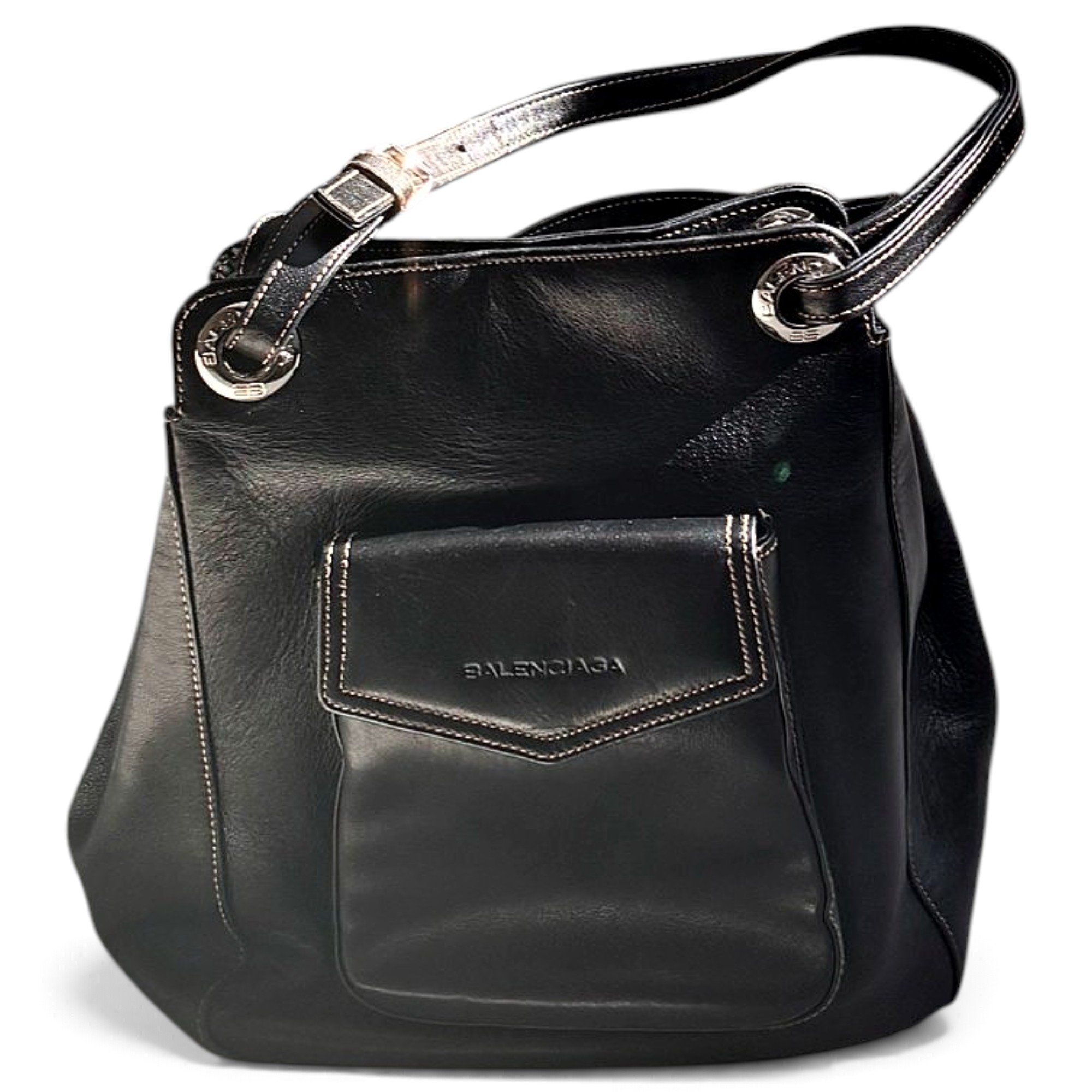 Leather handbag